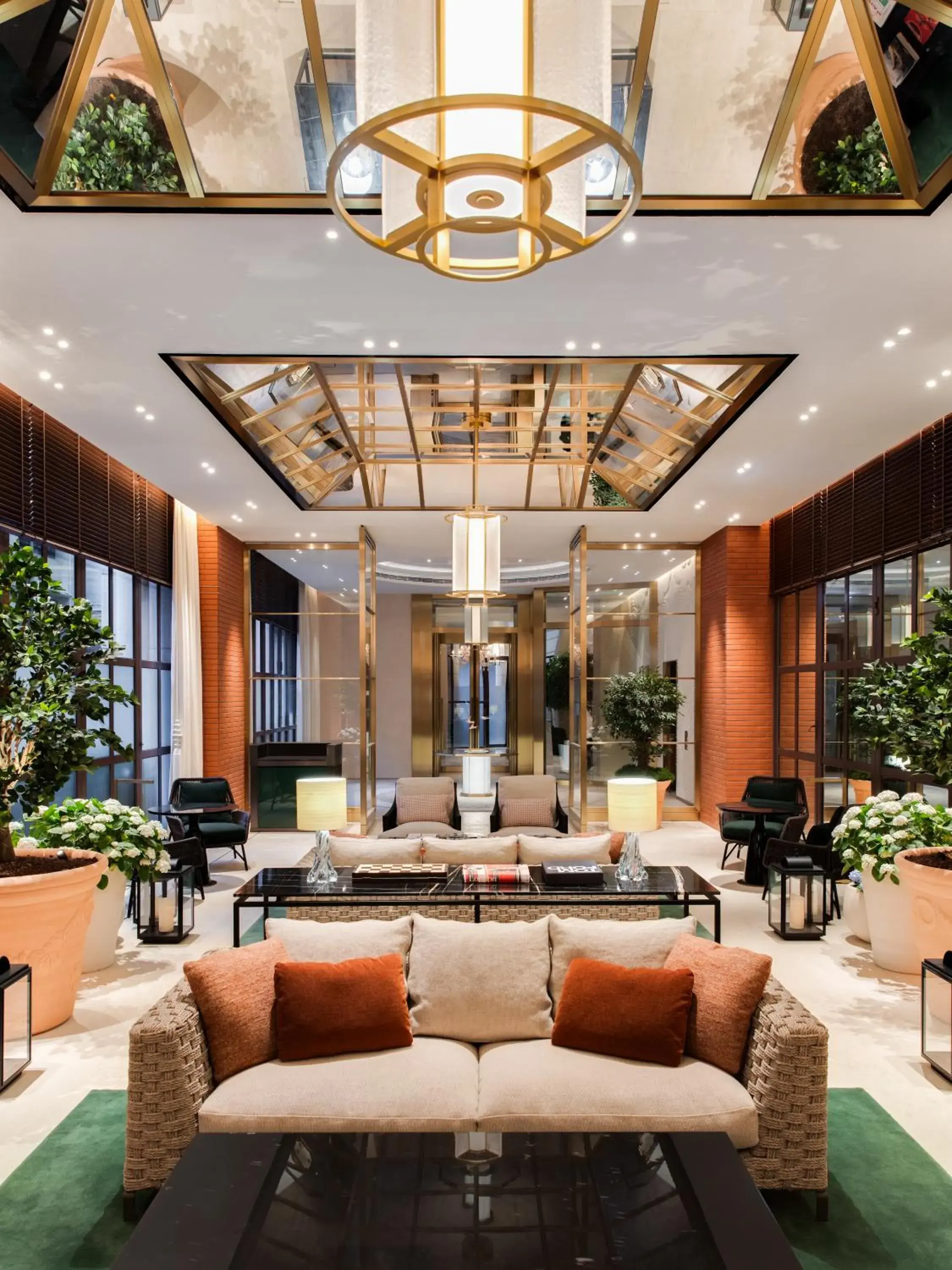 Lobby or reception in Lanson Place Causeway Bay, Hong Kong Lobby or reception in Lanson Place Causeway Bay, Hong Kong