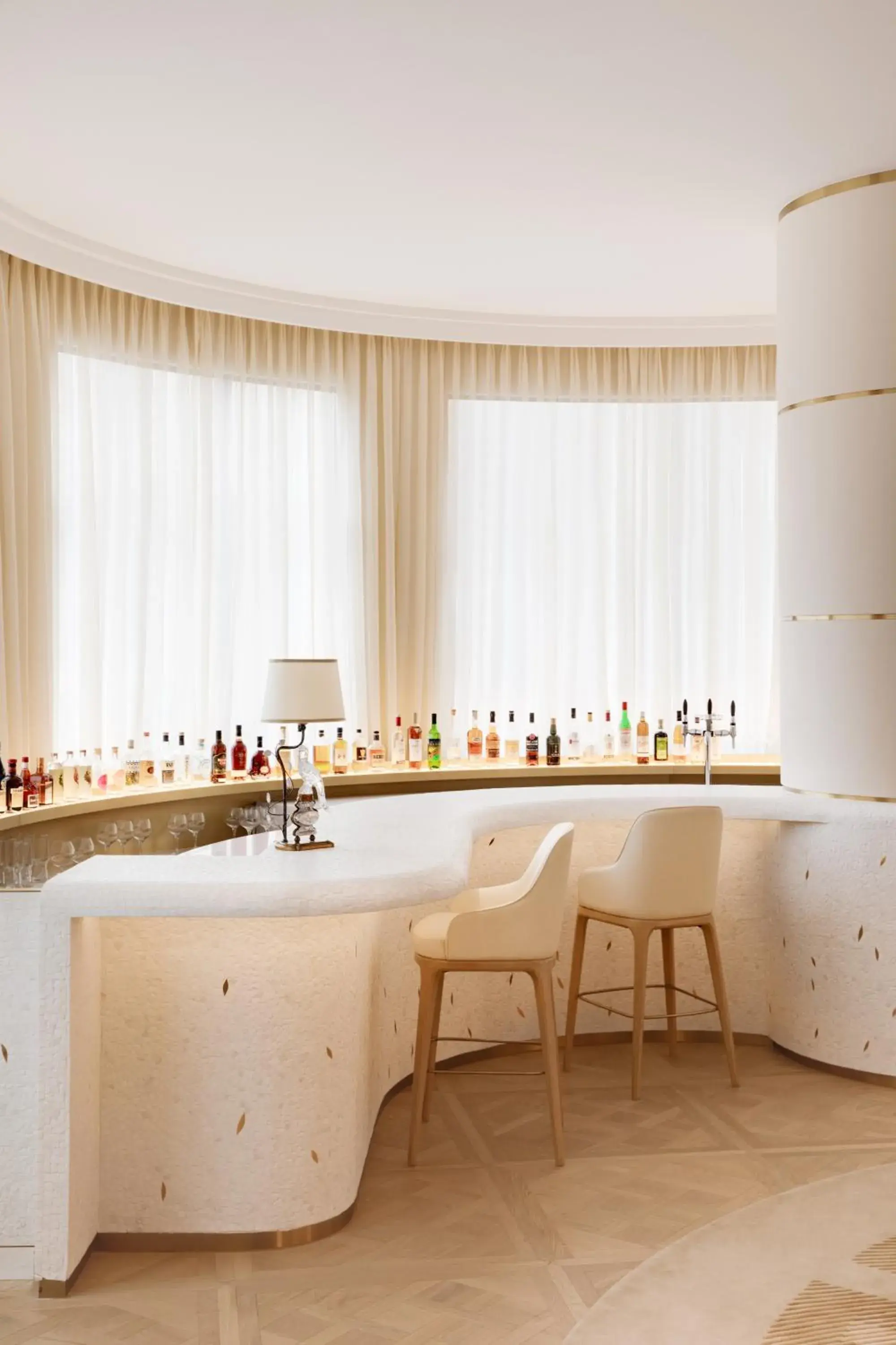 Lounge or bar in Lanson Place Causeway Bay, Hong Kong Lounge or bar in Lanson Place Causeway Bay, Hong Kong