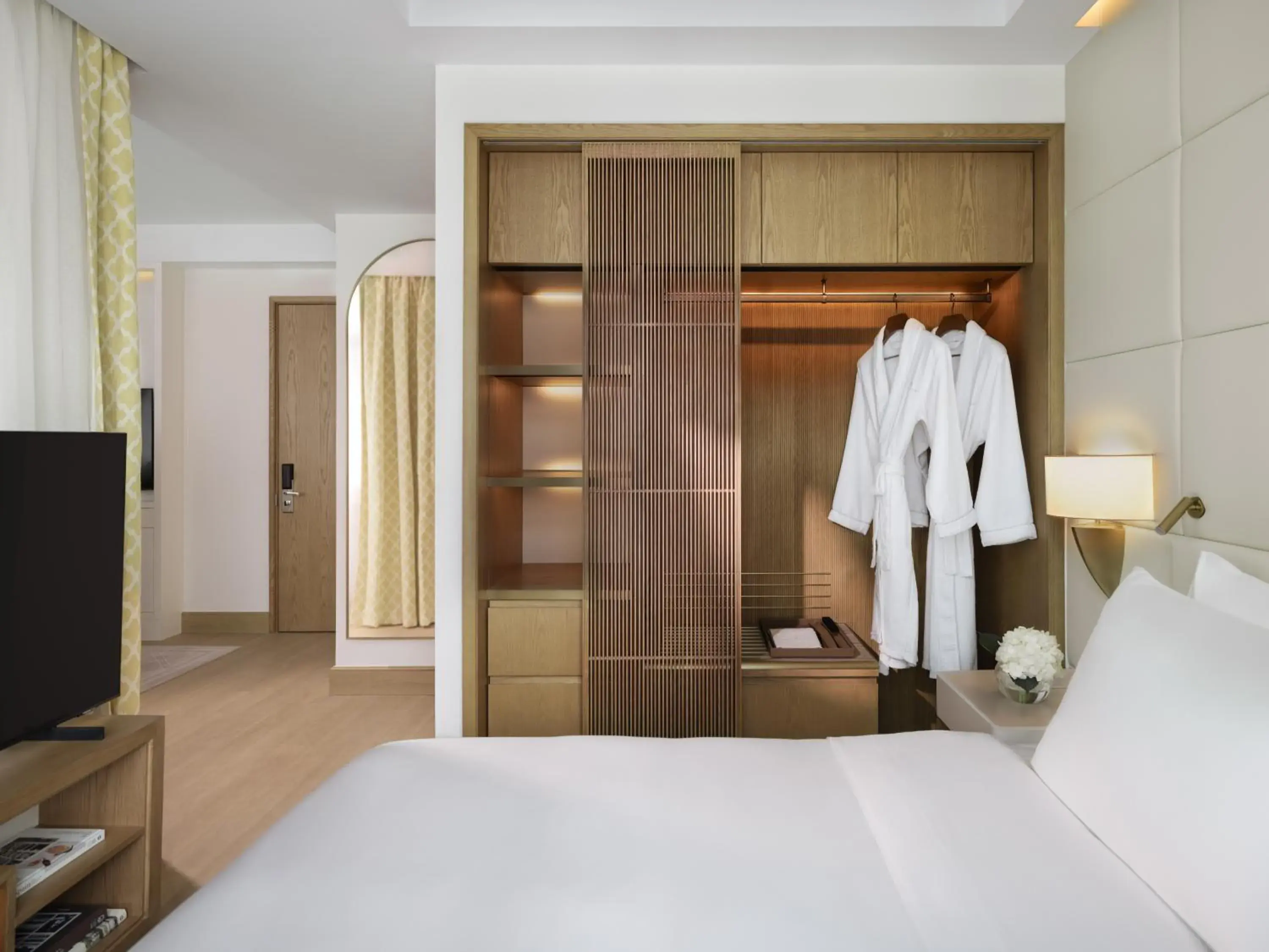 Bedroom, Bed in Lanson Place Causeway Bay, Hong Kong Bedroom, Bed in Lanson Place Causeway Bay, Hong Kong