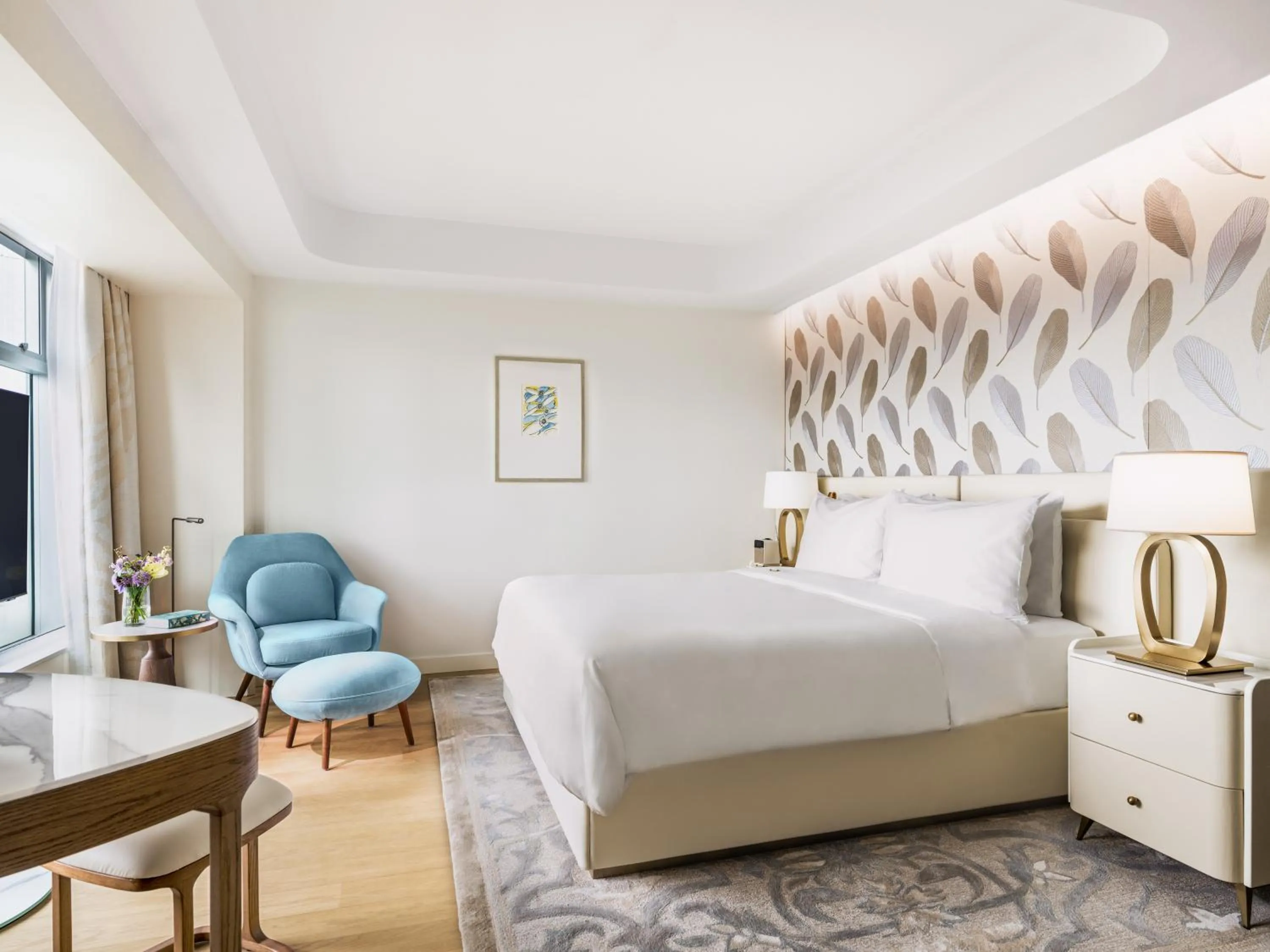 Bedroom, Bed in Lanson Place Causeway Bay, Hong Kong