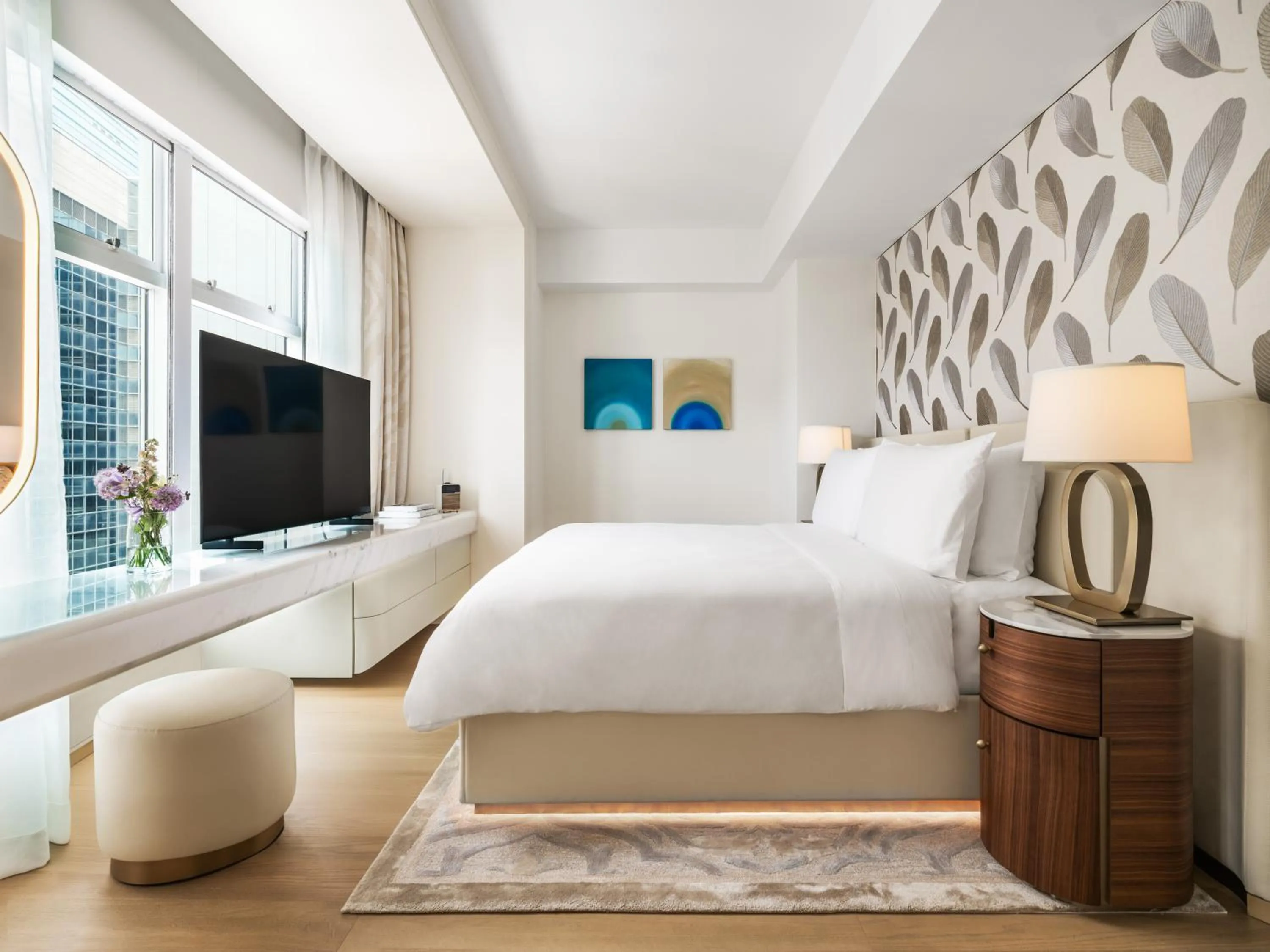 Bedroom, Bed in Lanson Place Causeway Bay, Hong Kong