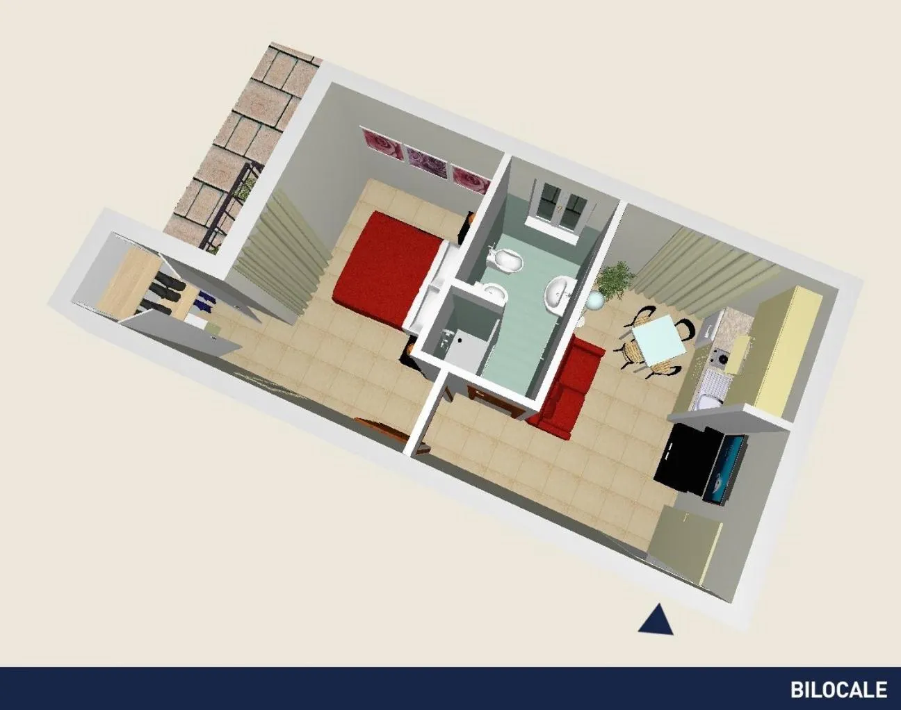 Floor plan in Residence Roxy