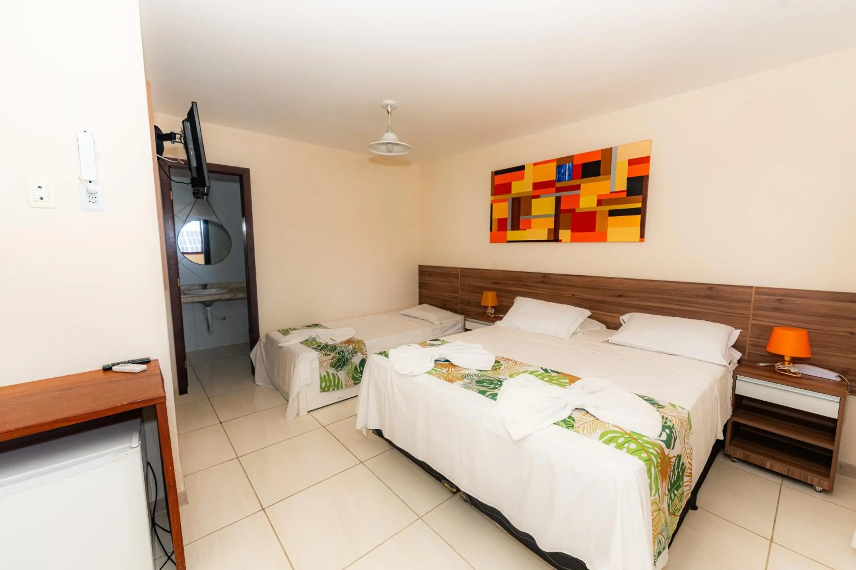 Triple Room in Hotel Pousada Salvador Paradise Triple Room in Hotel Pousada Salvador Paradise