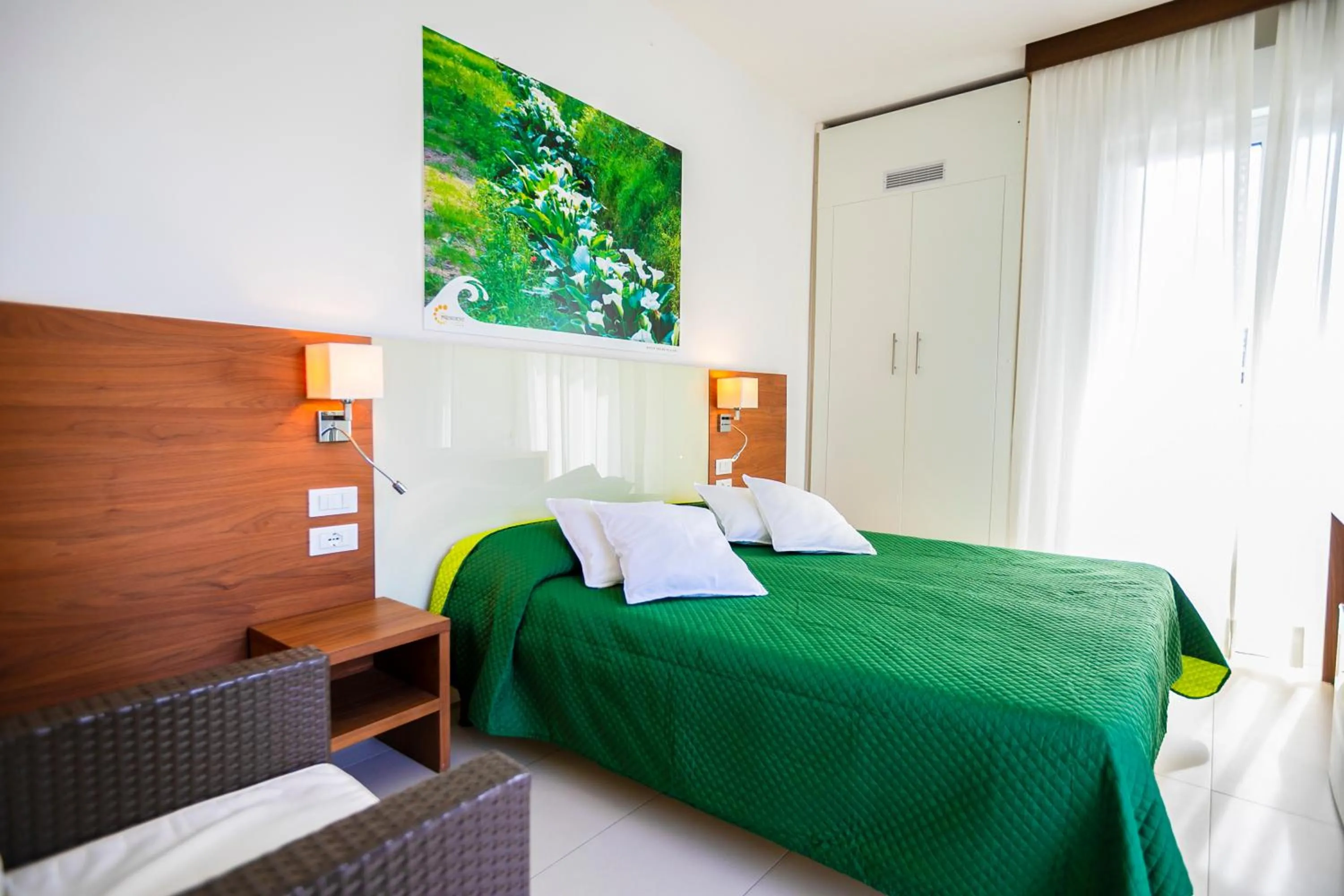Bed in Hotel President