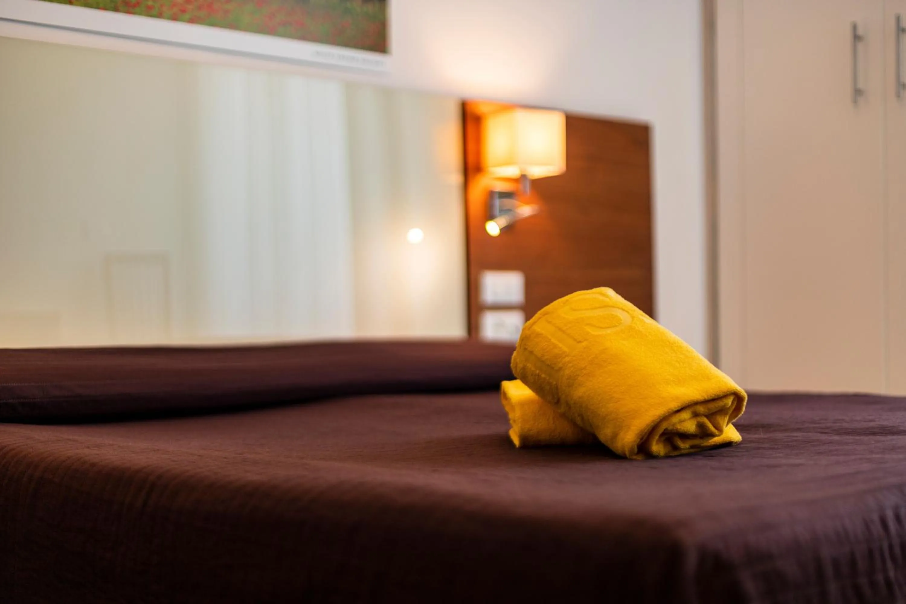 Bed in Hotel President