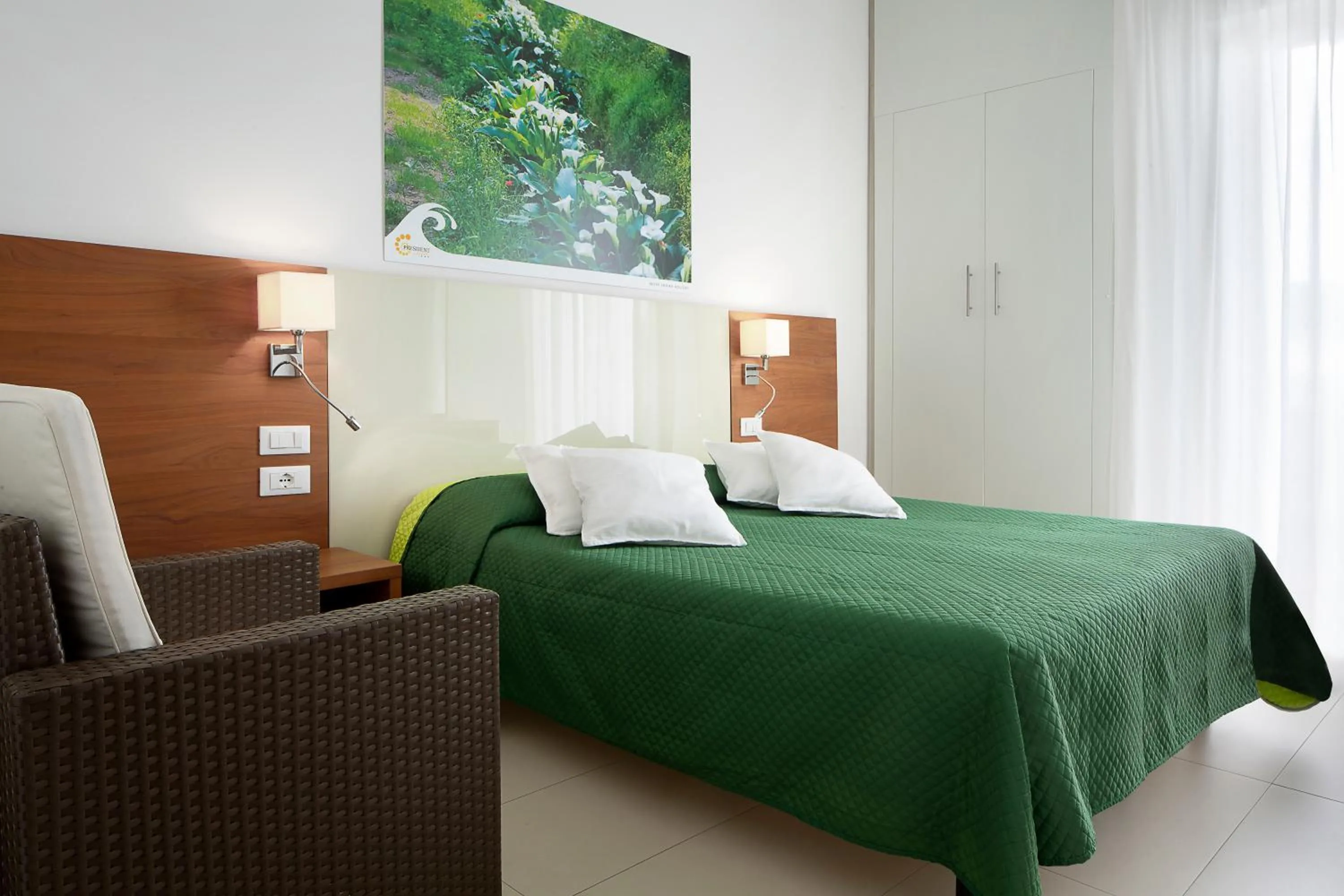 Bed in Hotel President