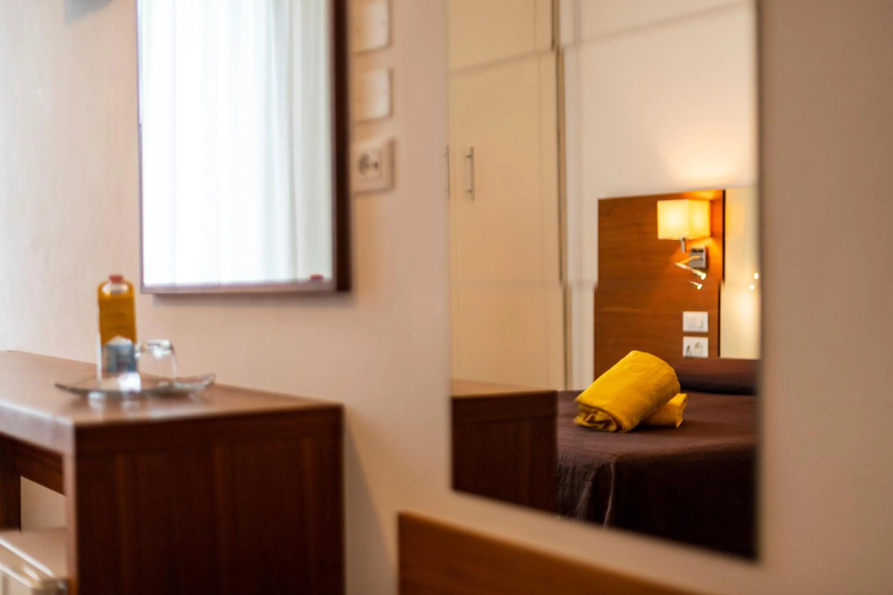 Bed in Hotel President