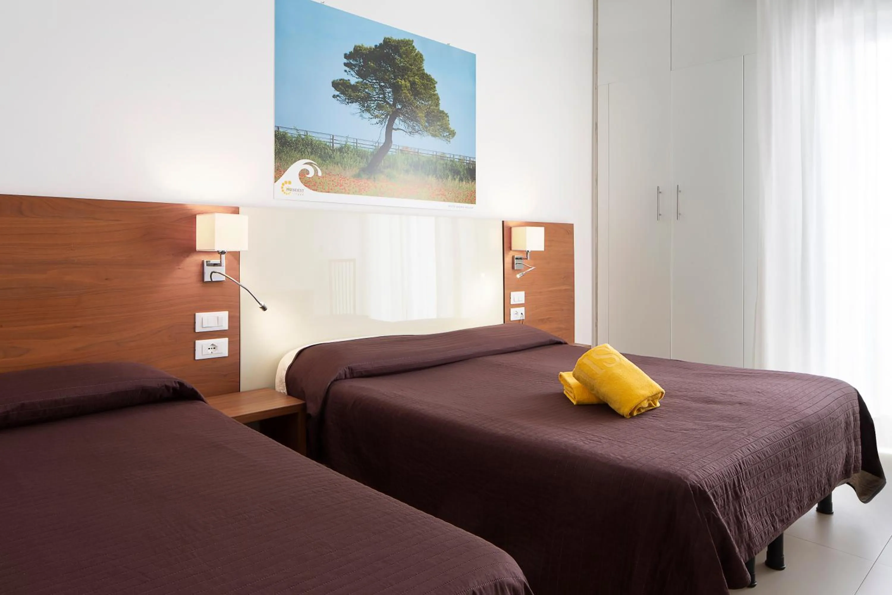 Bed in Hotel President