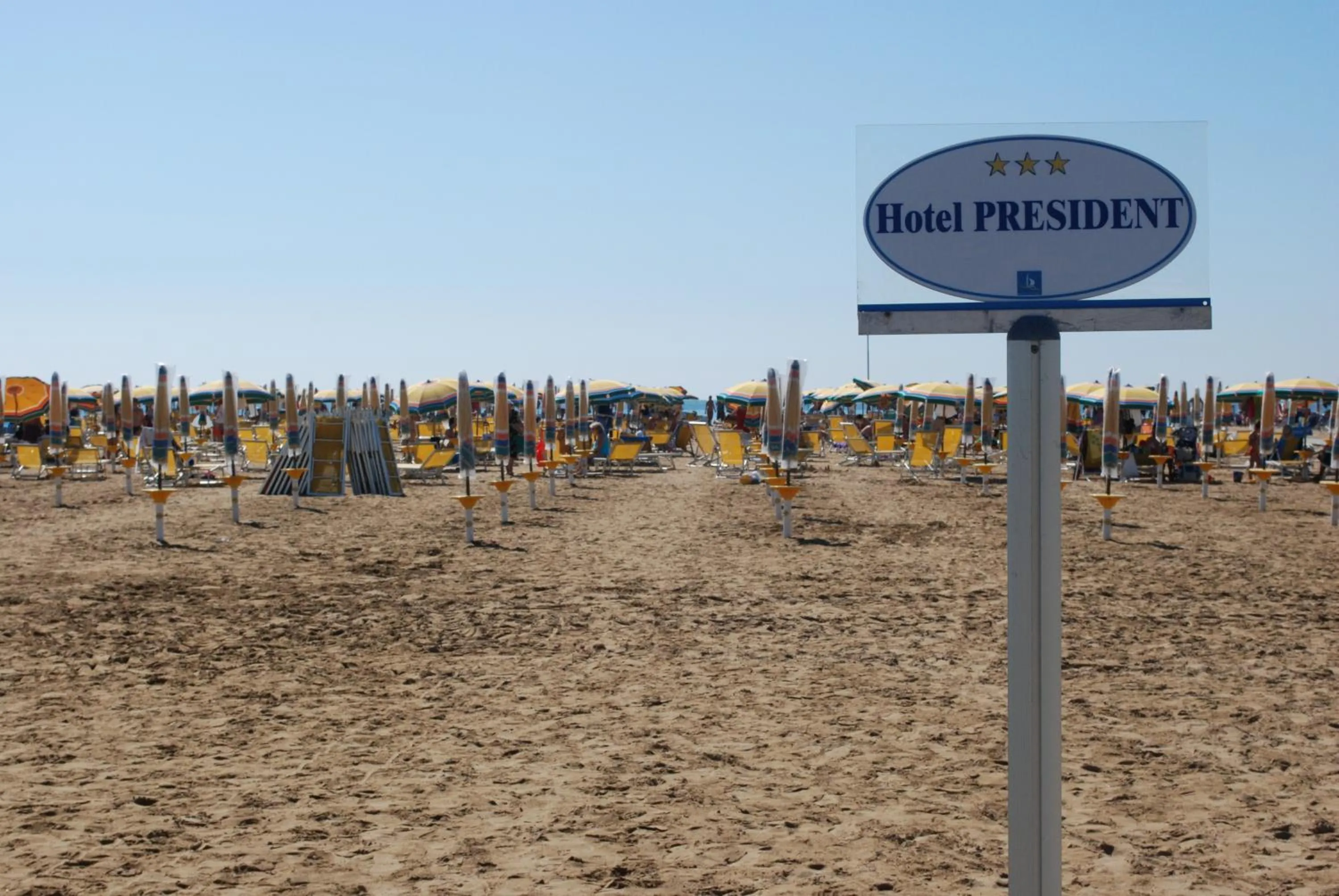 Beach in Hotel President