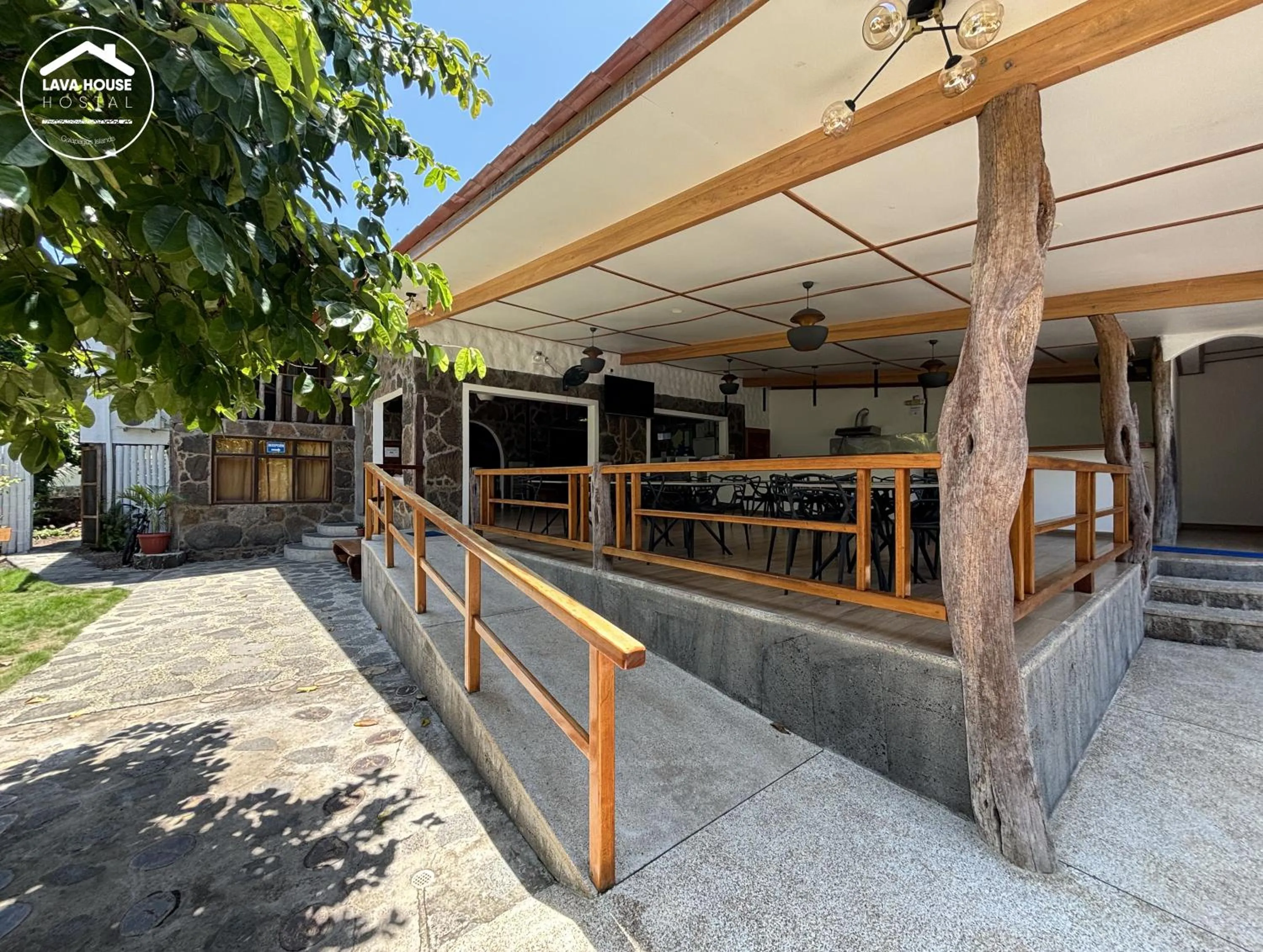 Property building in Lava House Hostal