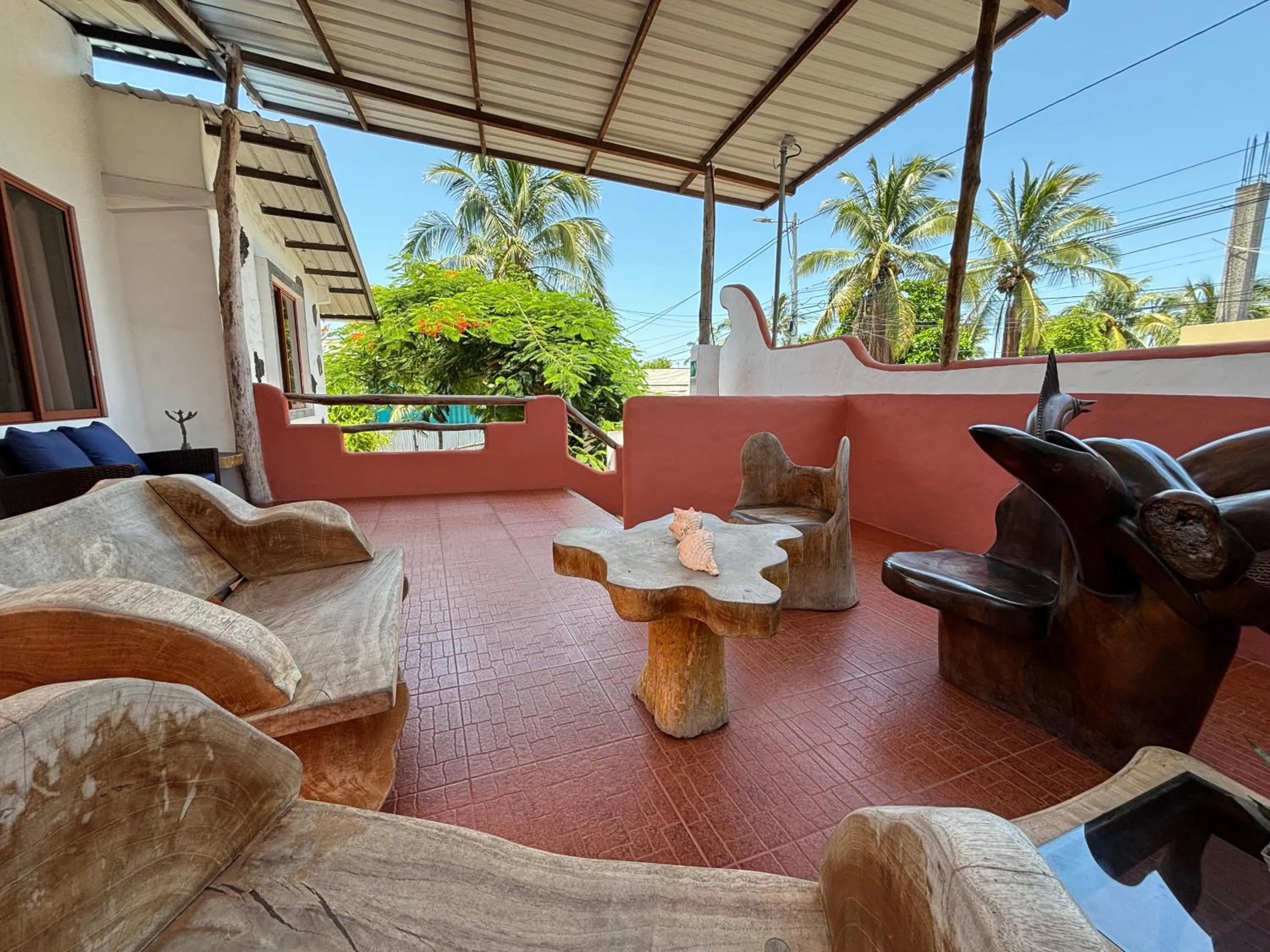 Balcony/Terrace in Lava House Hostal