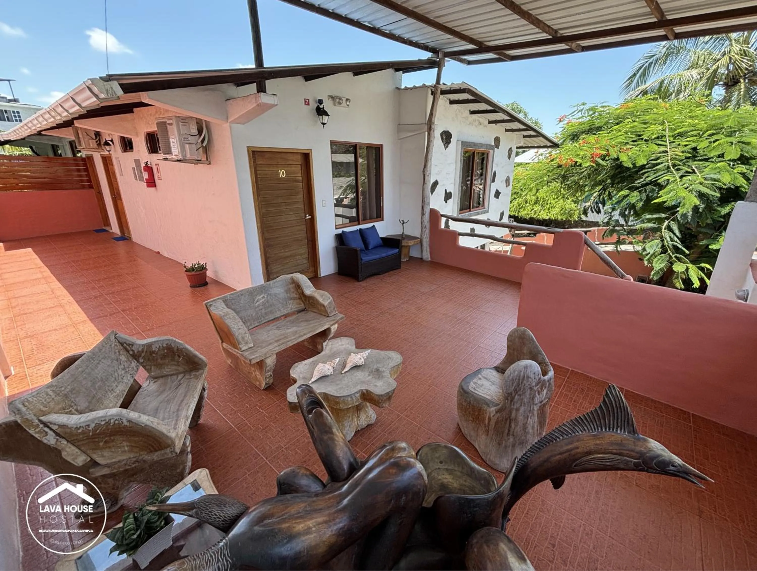 Property building in Lava House Hostal