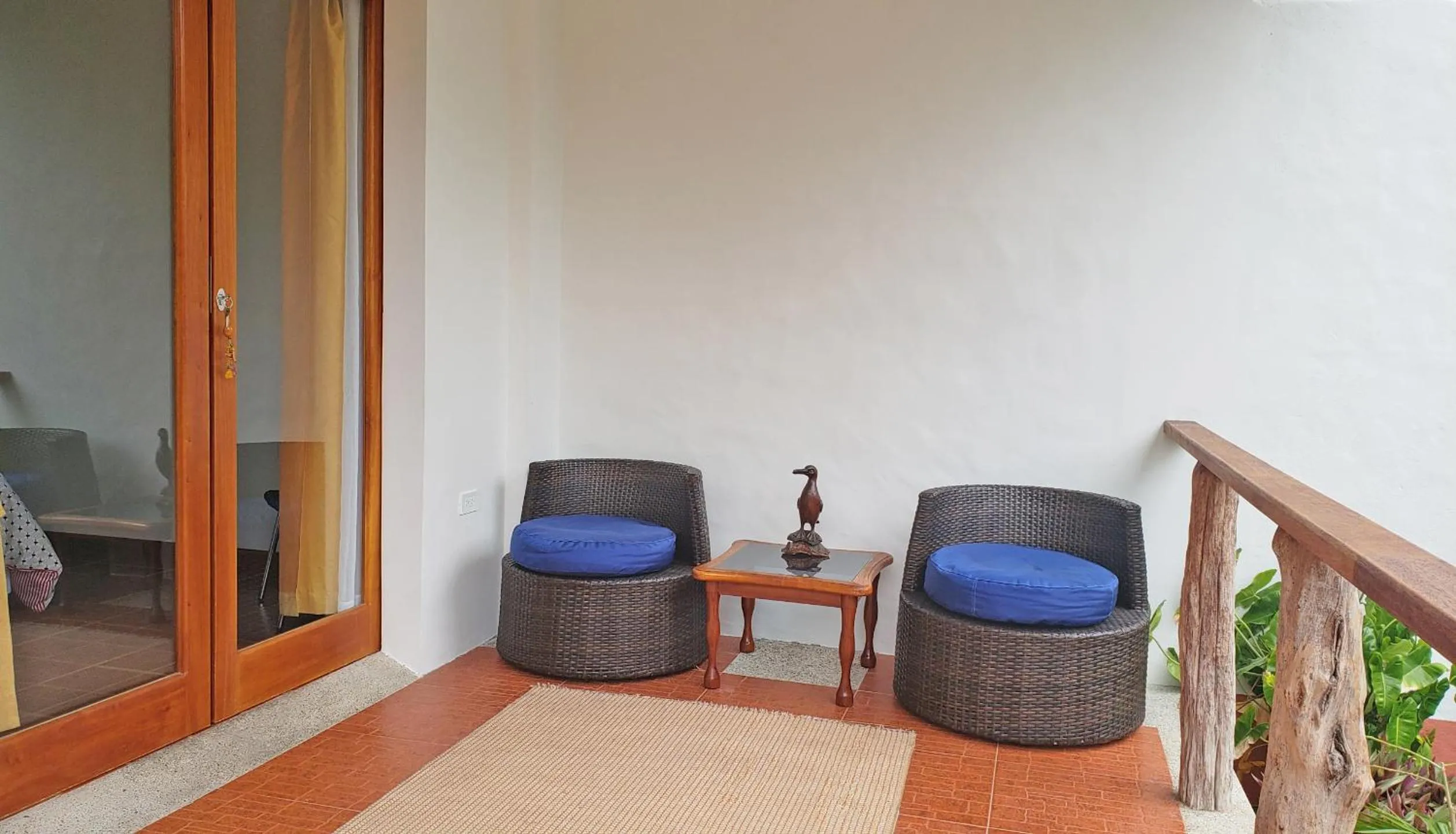 Seating area in Lava House Hostal