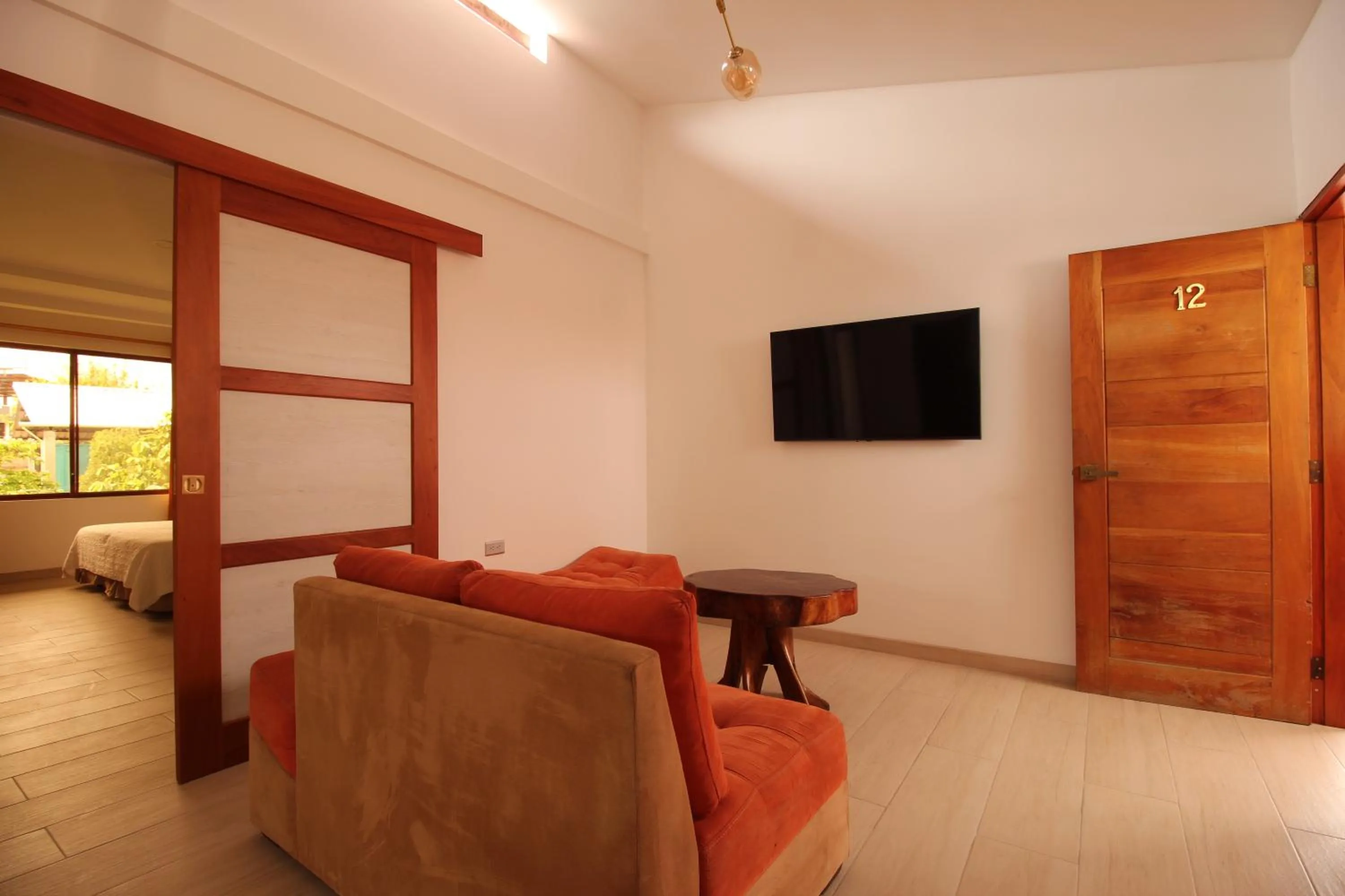 TV and multimedia in Lava House Hostal