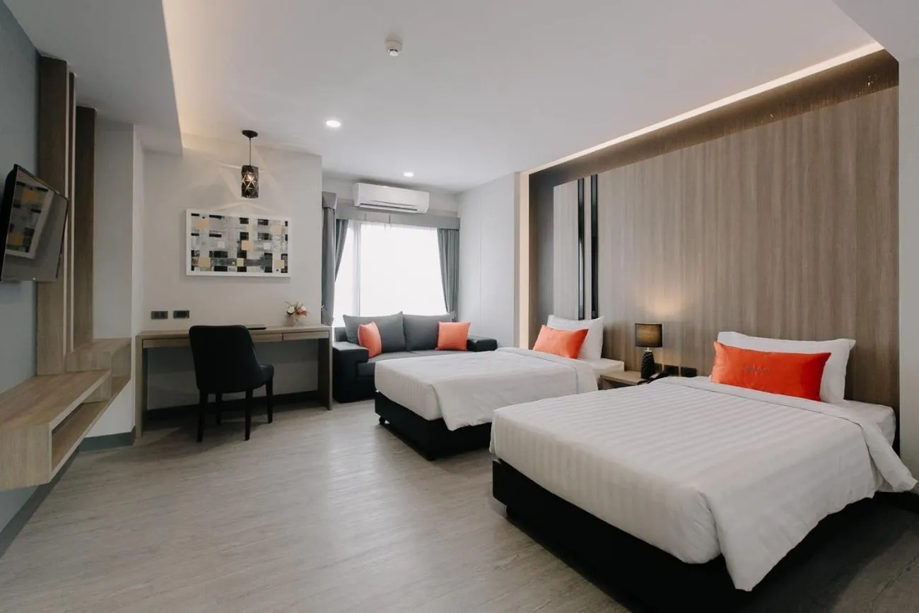 Bed in Arista Hotel Ubon