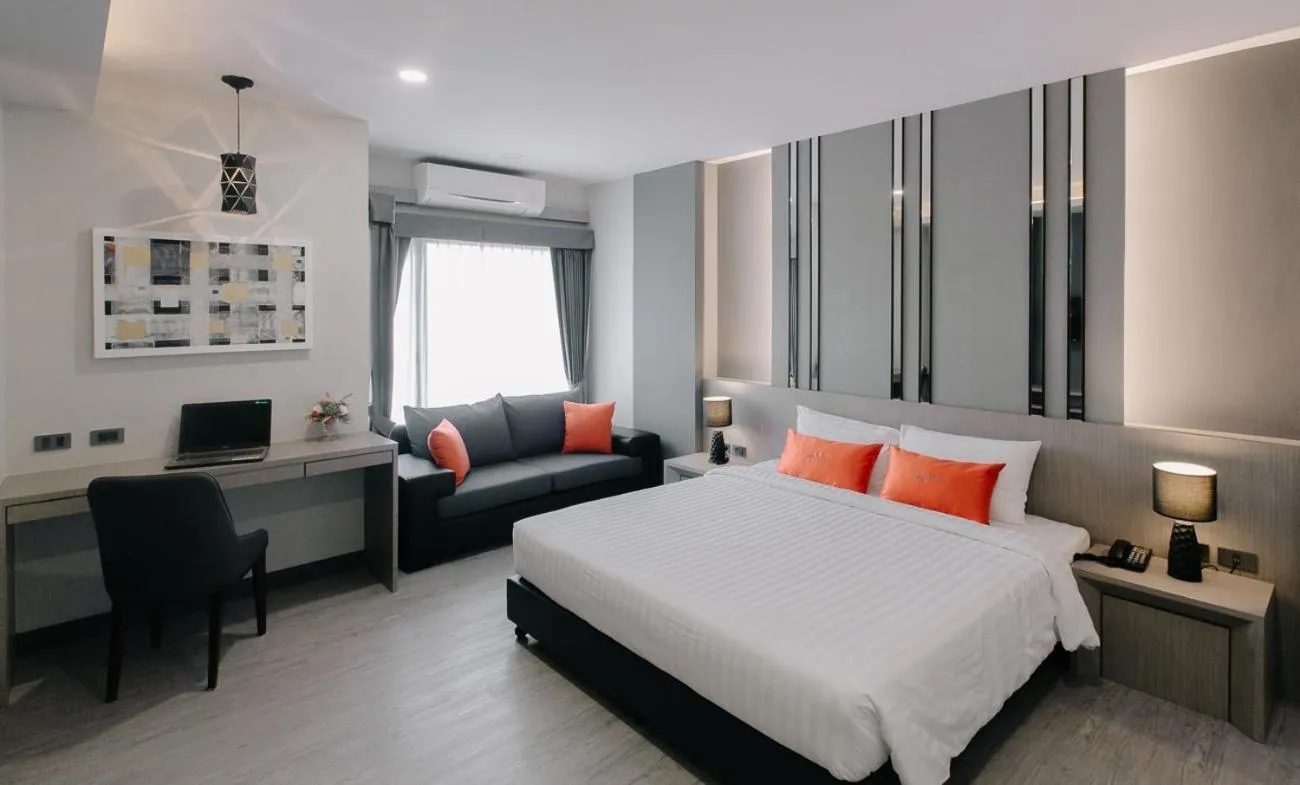 Bed in Arista Hotel Ubon