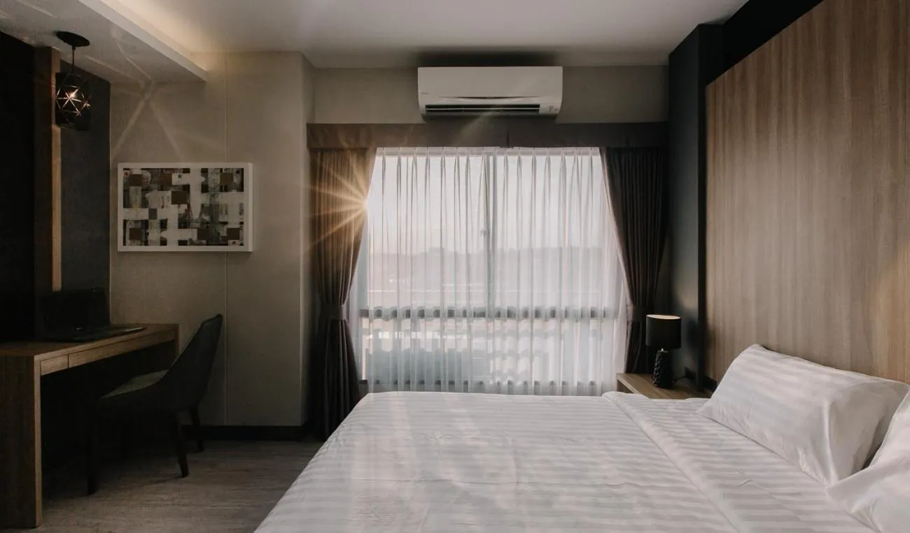 Bed in Arista Hotel Ubon