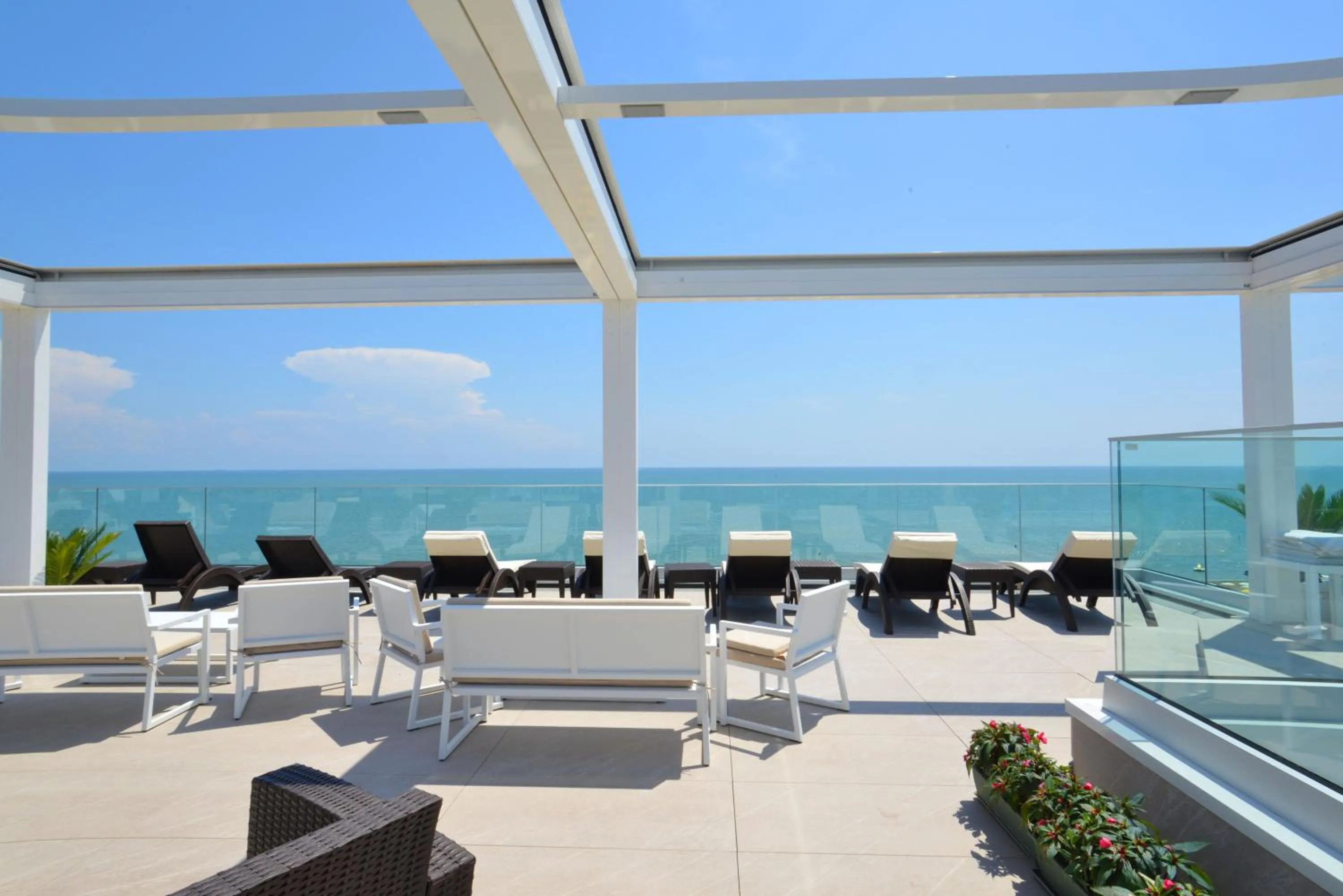 Solarium in Grande Albergo Marin