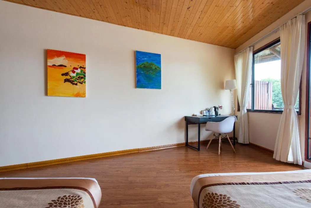 Bed in Gayang Friendly Water House Homestay