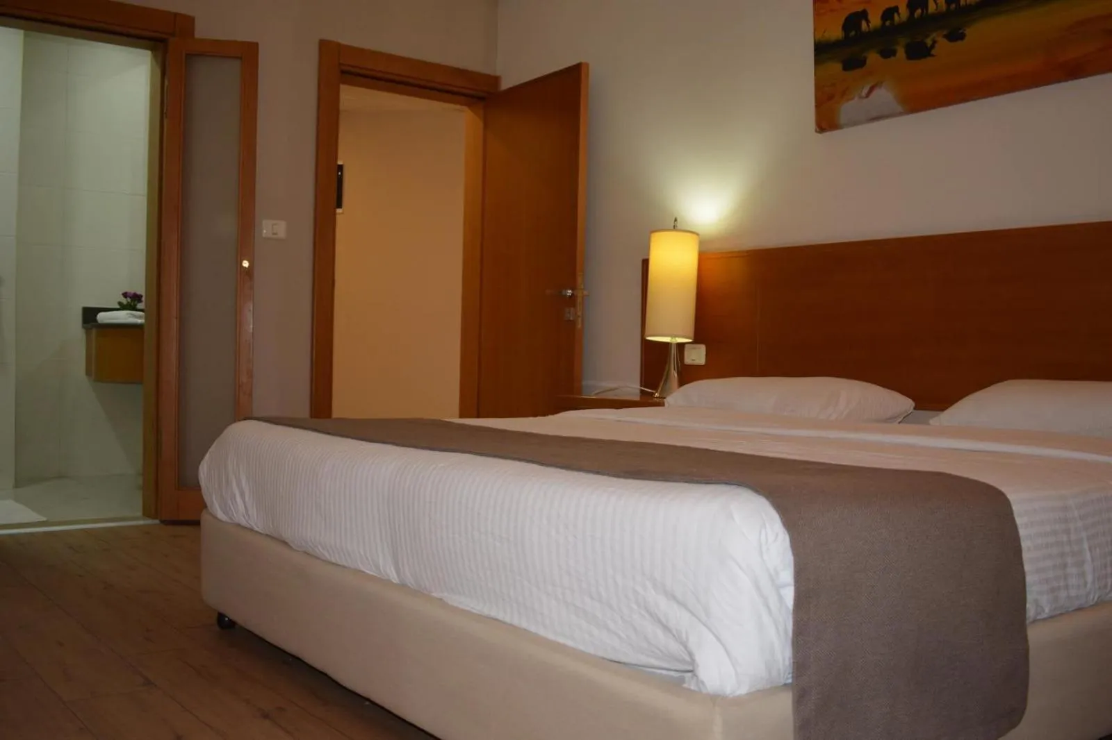 Bed in Caesar Hotel Ramallah