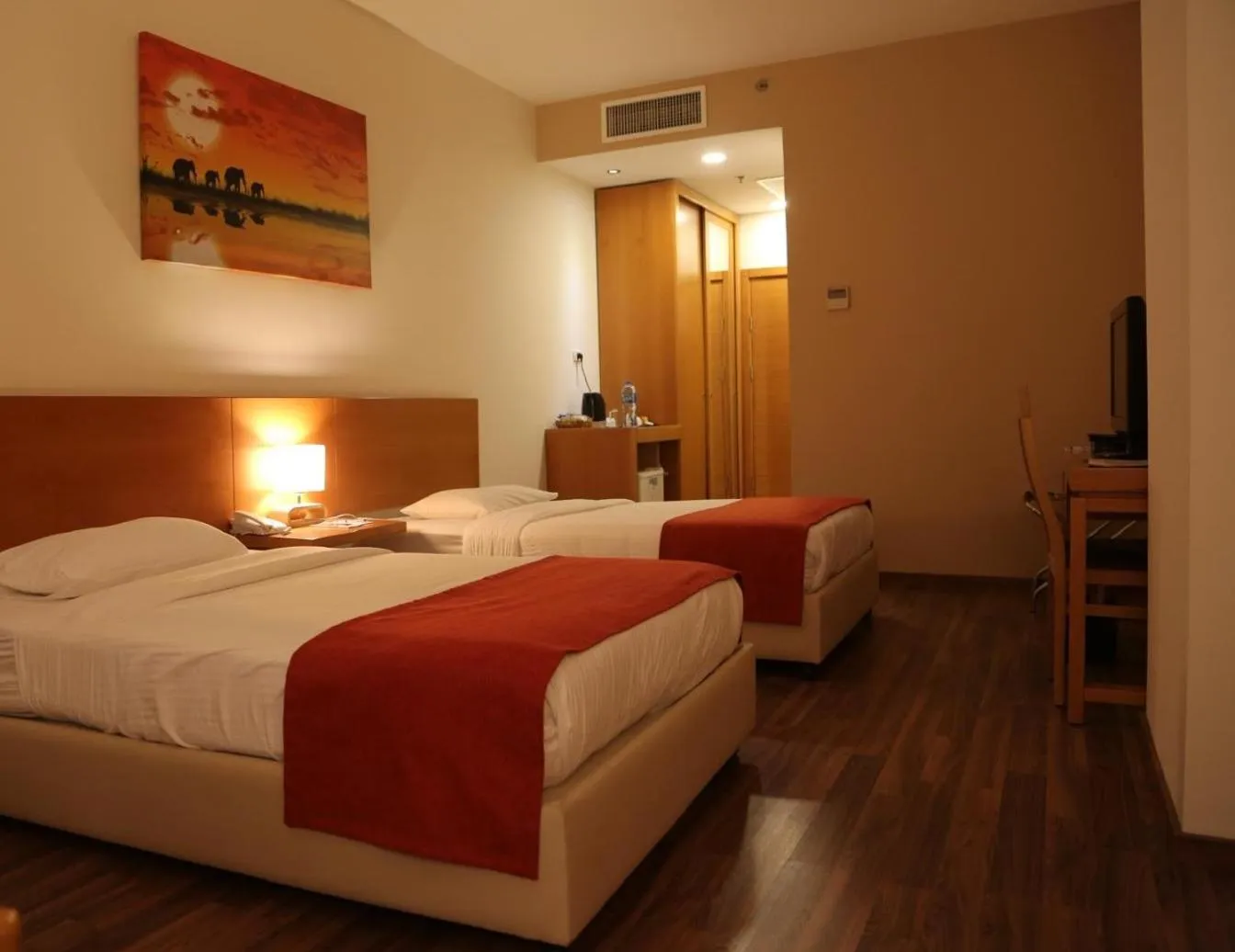 Bed in Caesar Hotel Ramallah