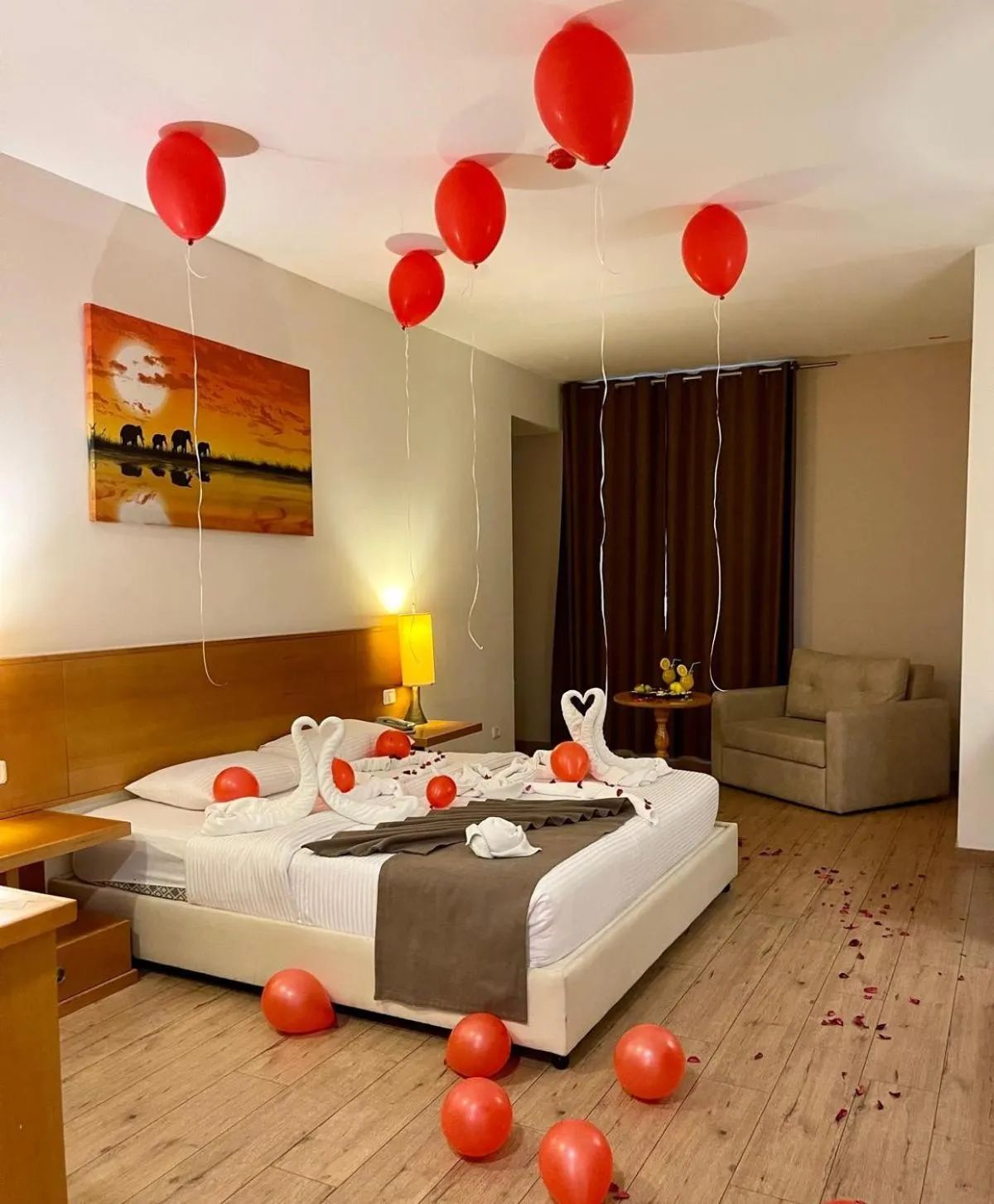 Bed in Caesar Hotel Ramallah