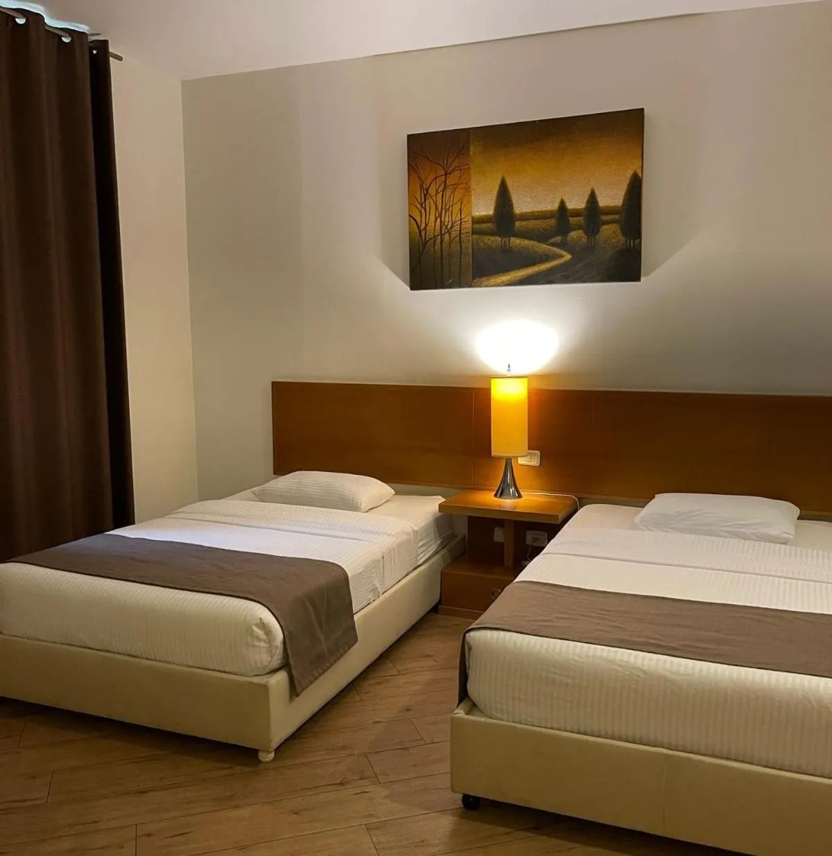 Bed in Caesar Hotel Ramallah