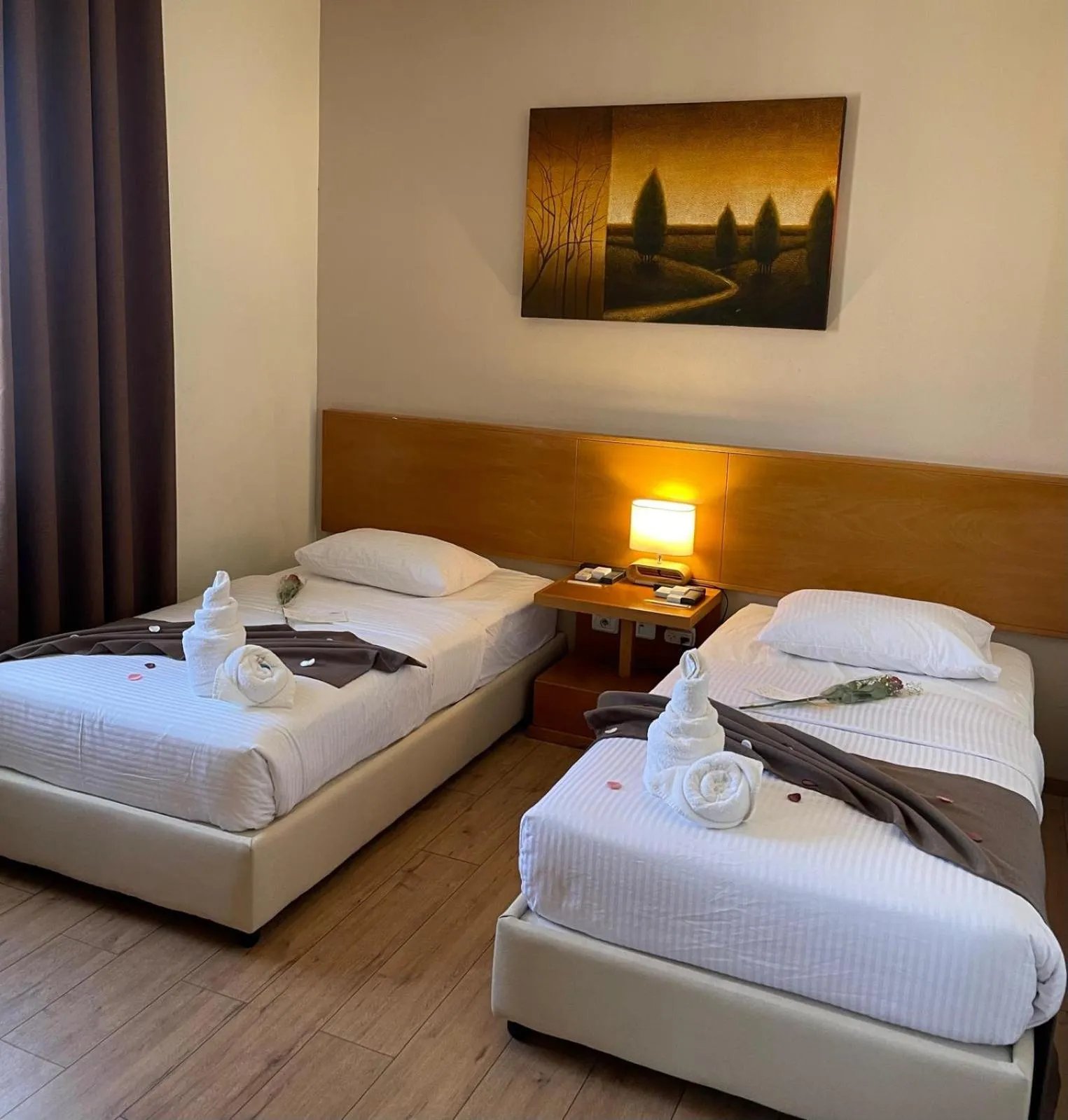 Bed in Caesar Hotel Ramallah