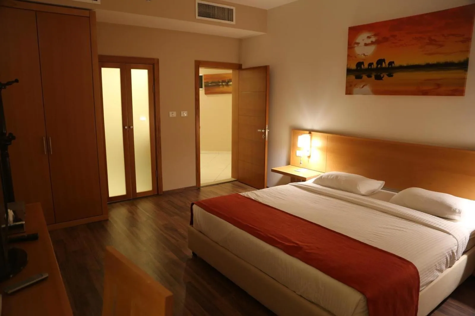 Bed in Caesar Hotel Ramallah