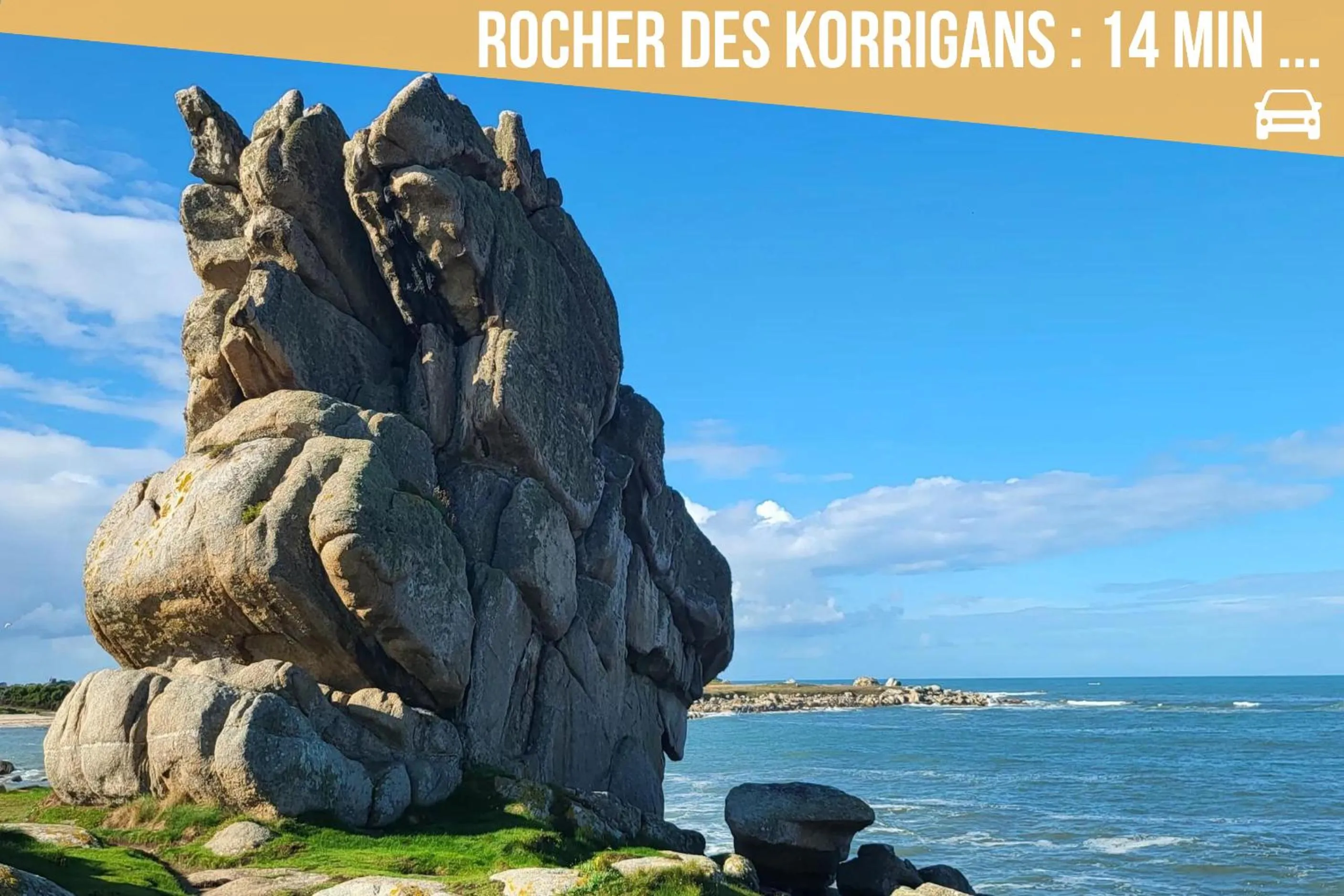 Beach in Le Loft du Dolmen Clara, entre terre et mer