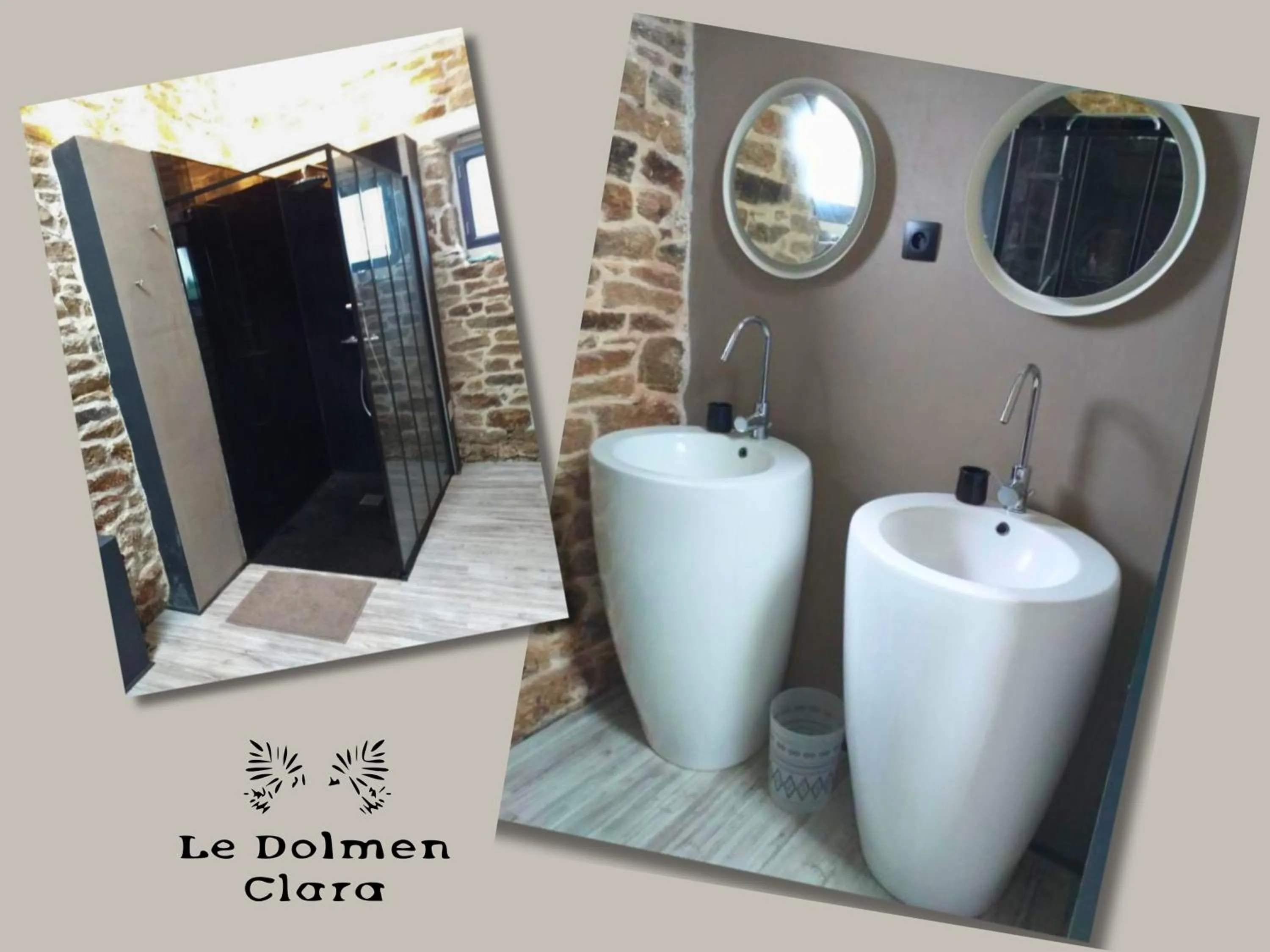 Shower in Le Loft du Dolmen Clara, entre terre et mer