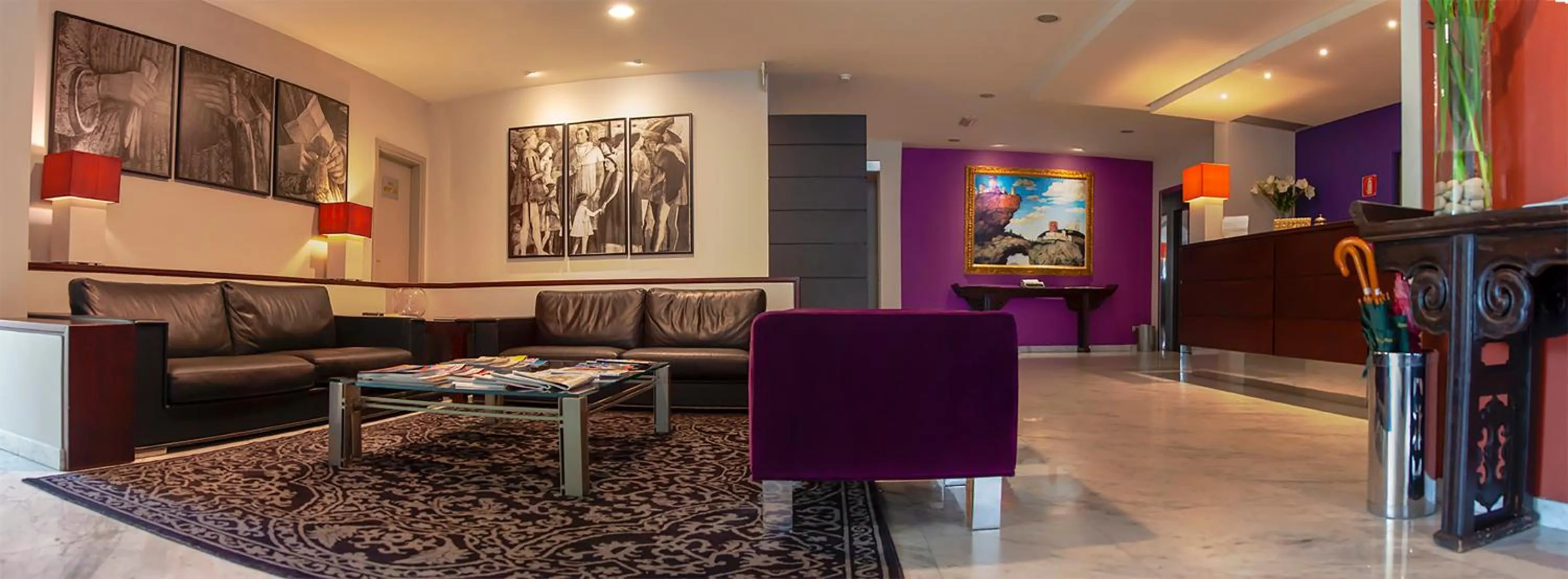 Communal lounge/ TV room in Hotel dei Gonzaga