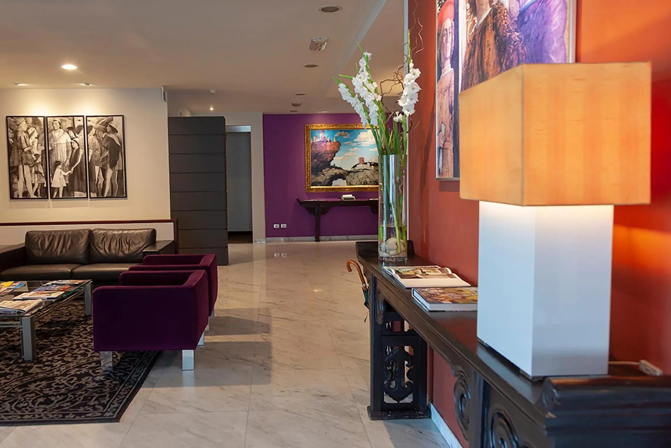 Communal lounge/ TV room in Hotel dei Gonzaga