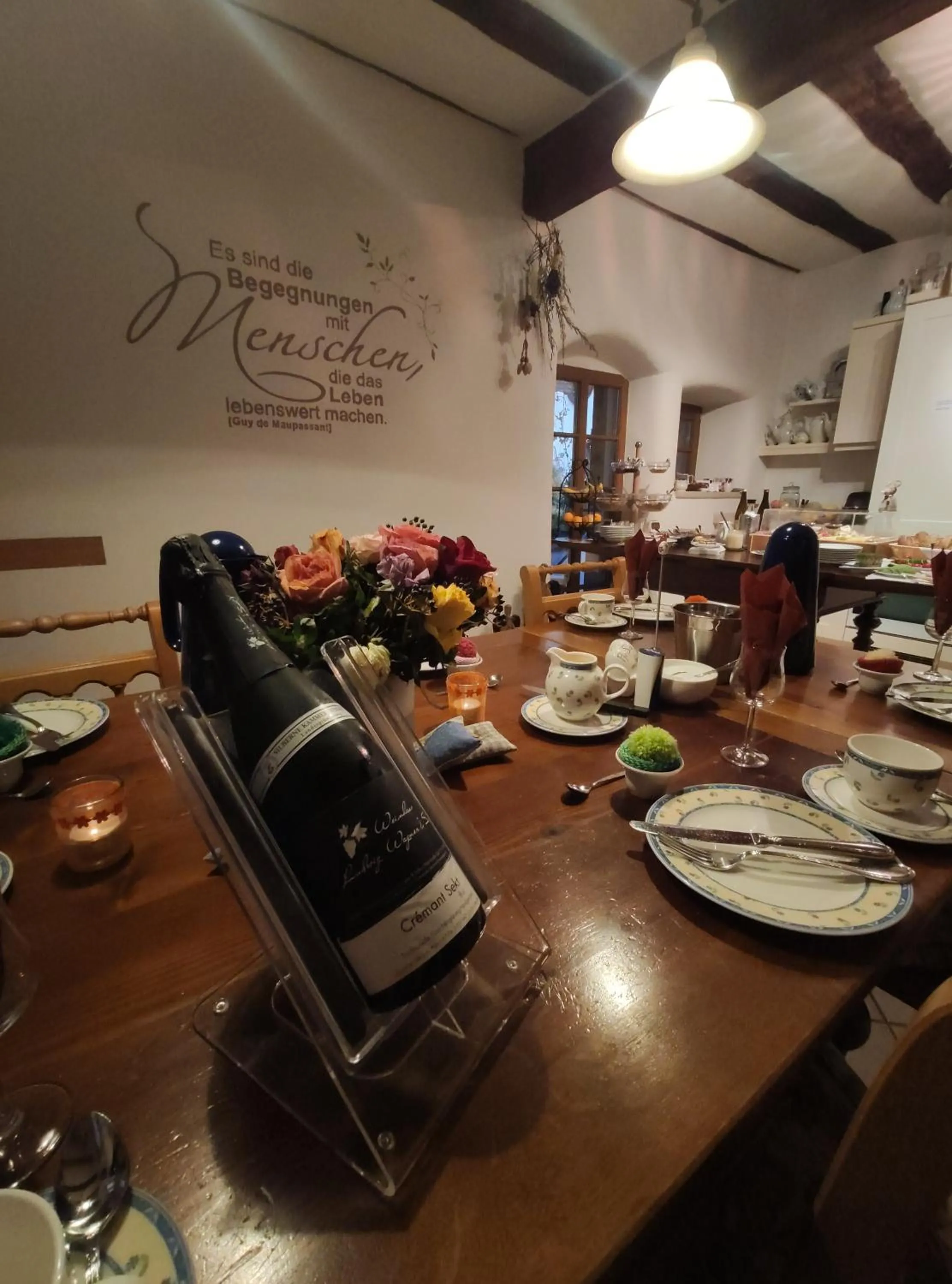 Buffet breakfast in Gutsherrenhaus