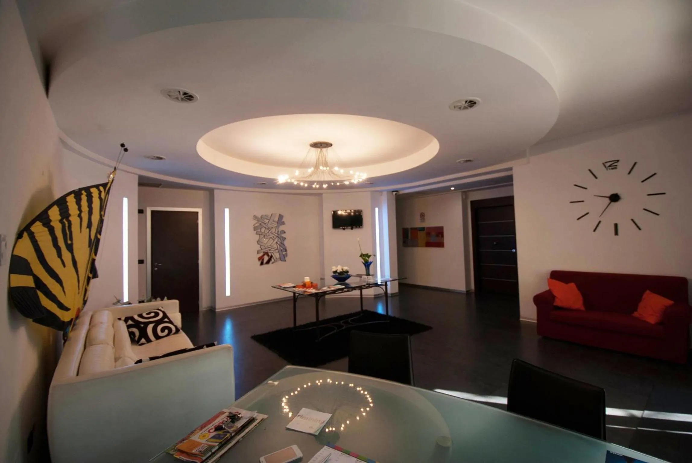 Seating area in Residence Domus