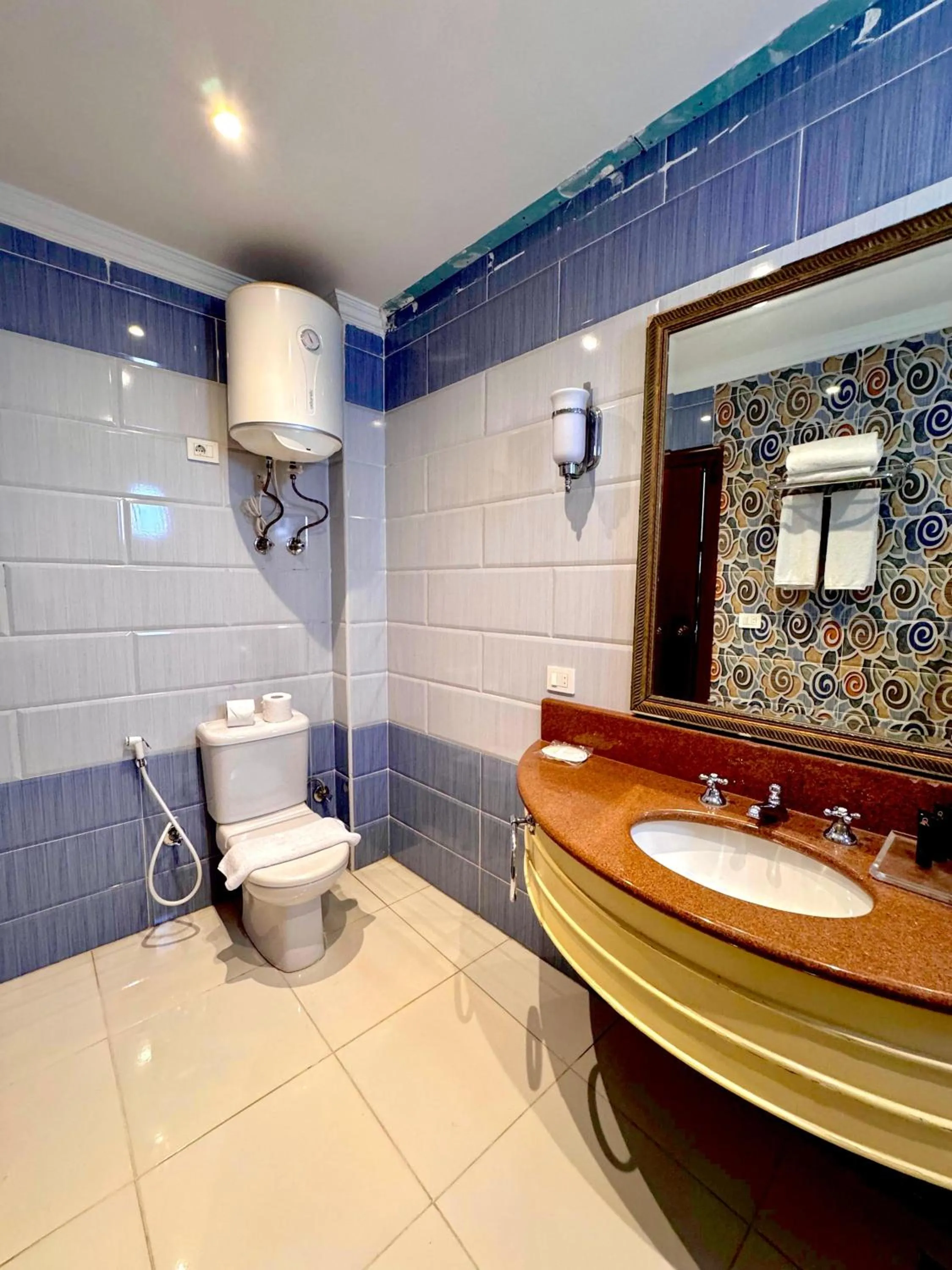 Toilet in PYRAMIDS TOWER Inn
