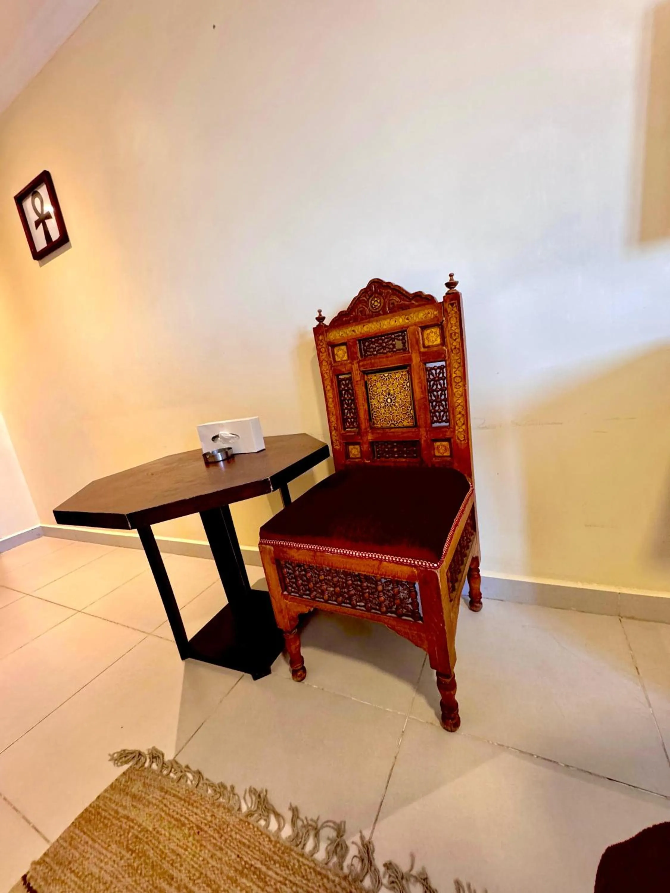 Living room in PYRAMIDS TOWER Inn