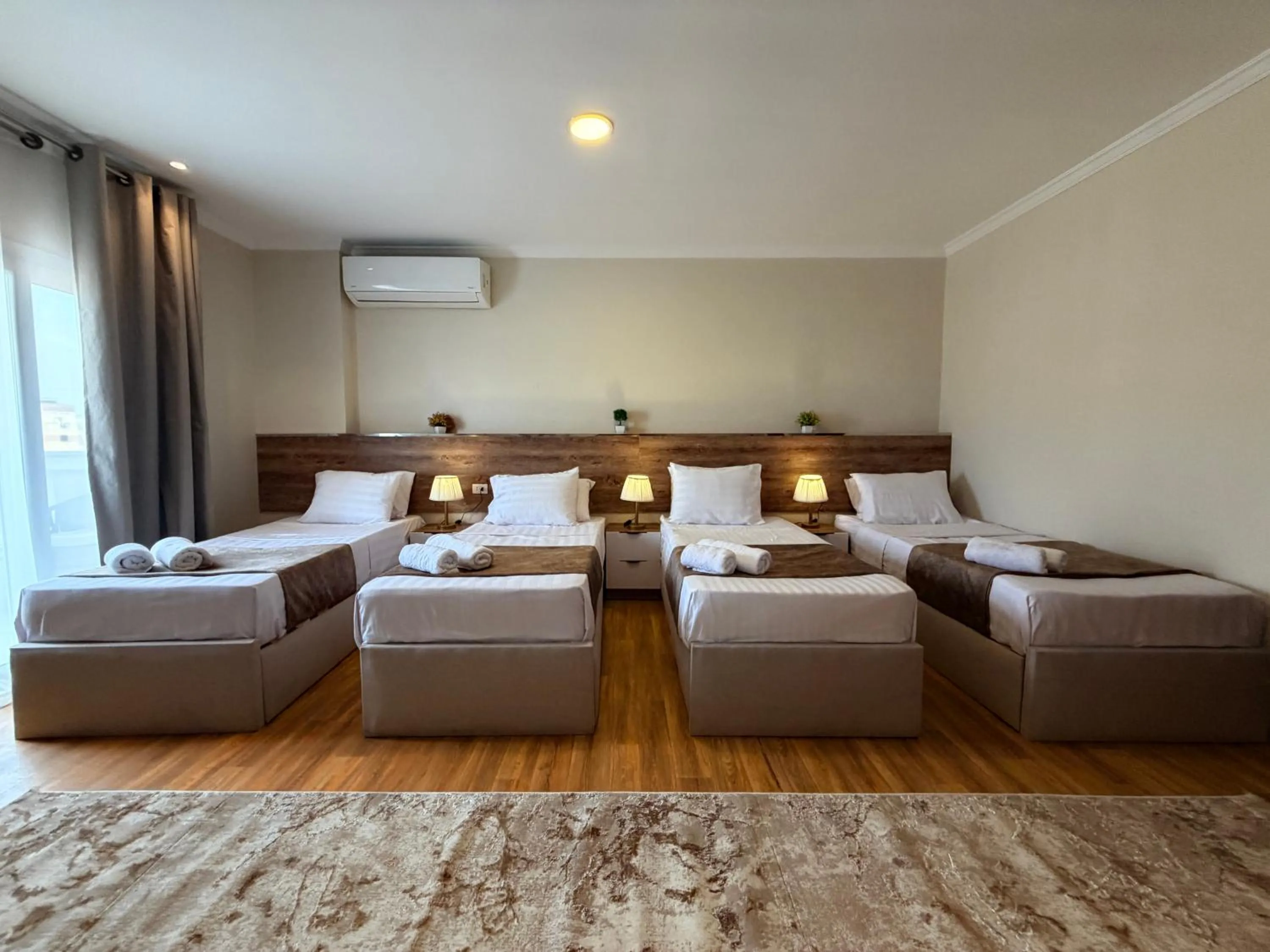 Bed in Eco green pyramids hotel