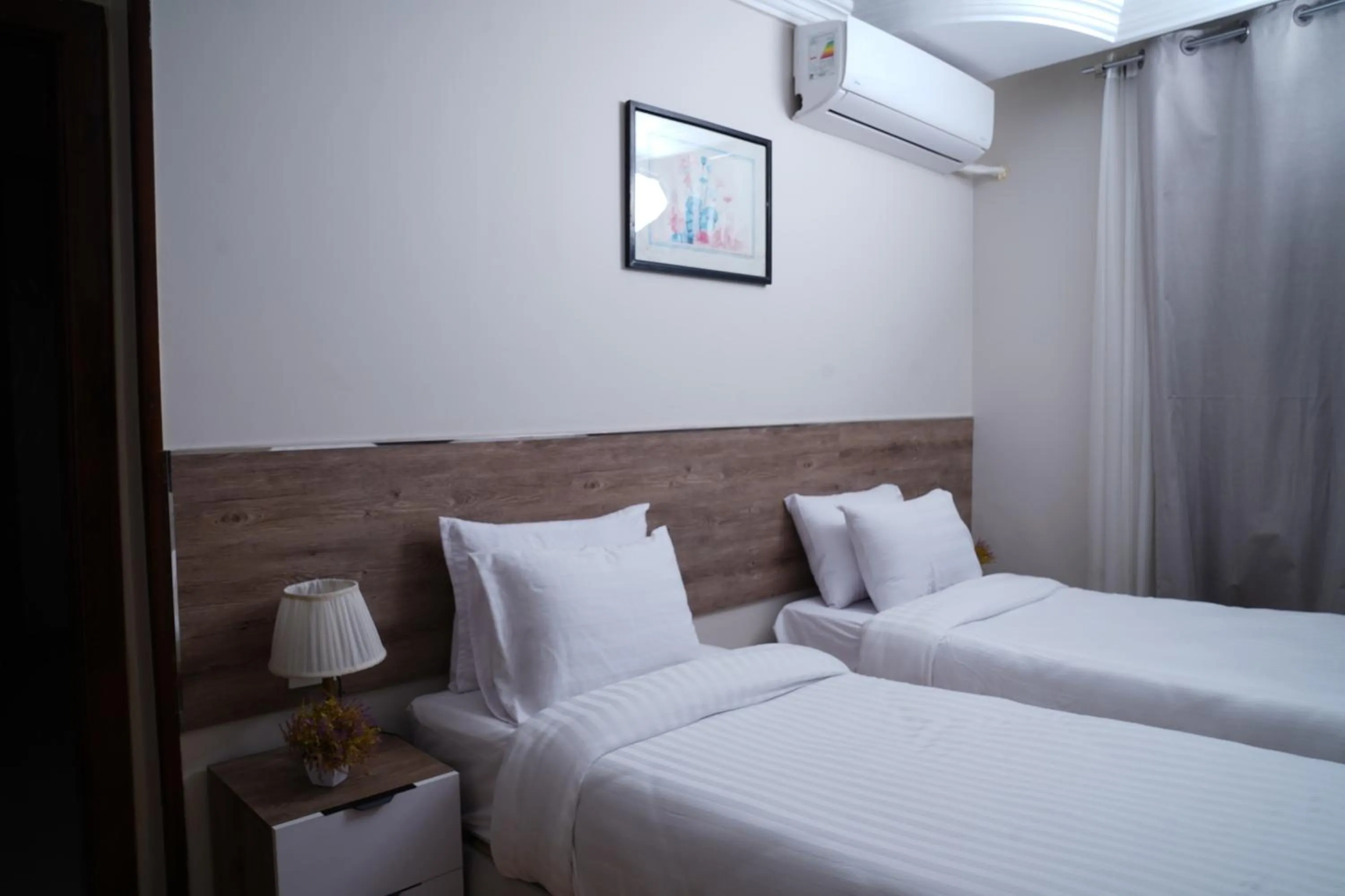 Bed in Eco green pyramids hotel