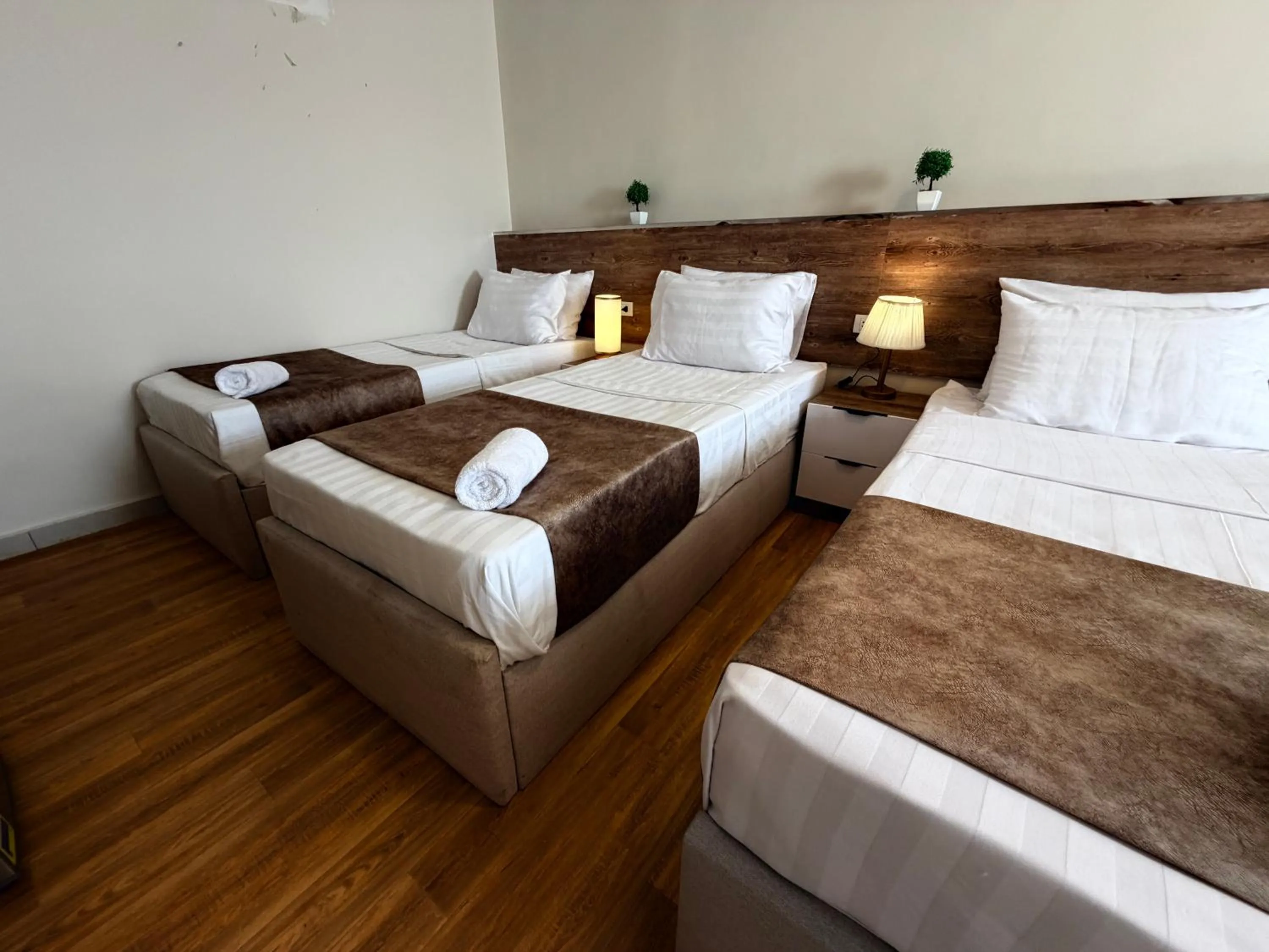 Bed in Eco green pyramids hotel