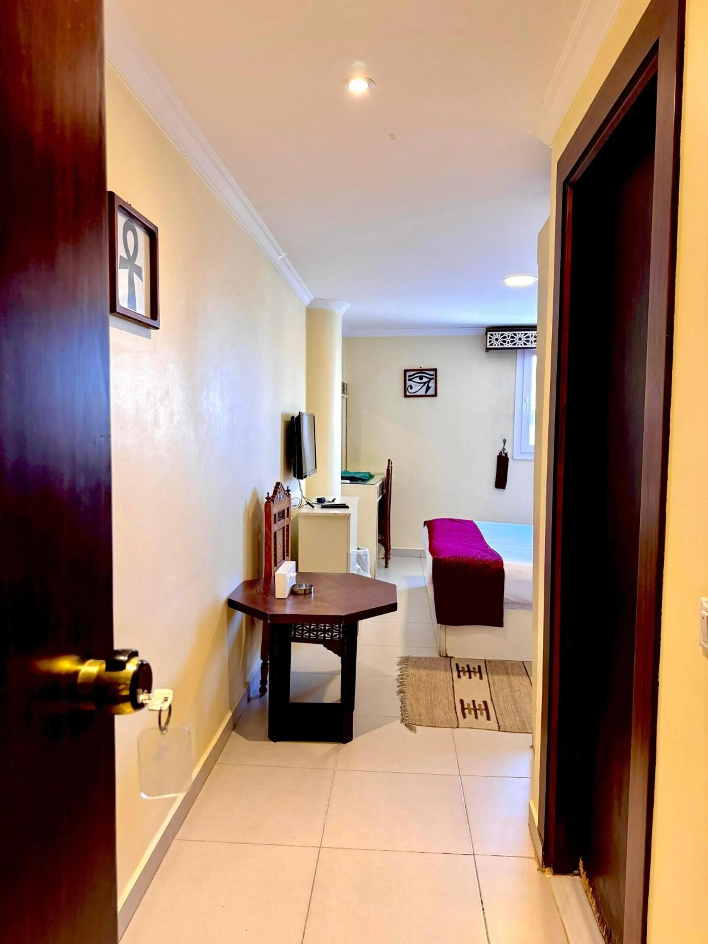 Living room in PYRAMIDS TOWER Inn