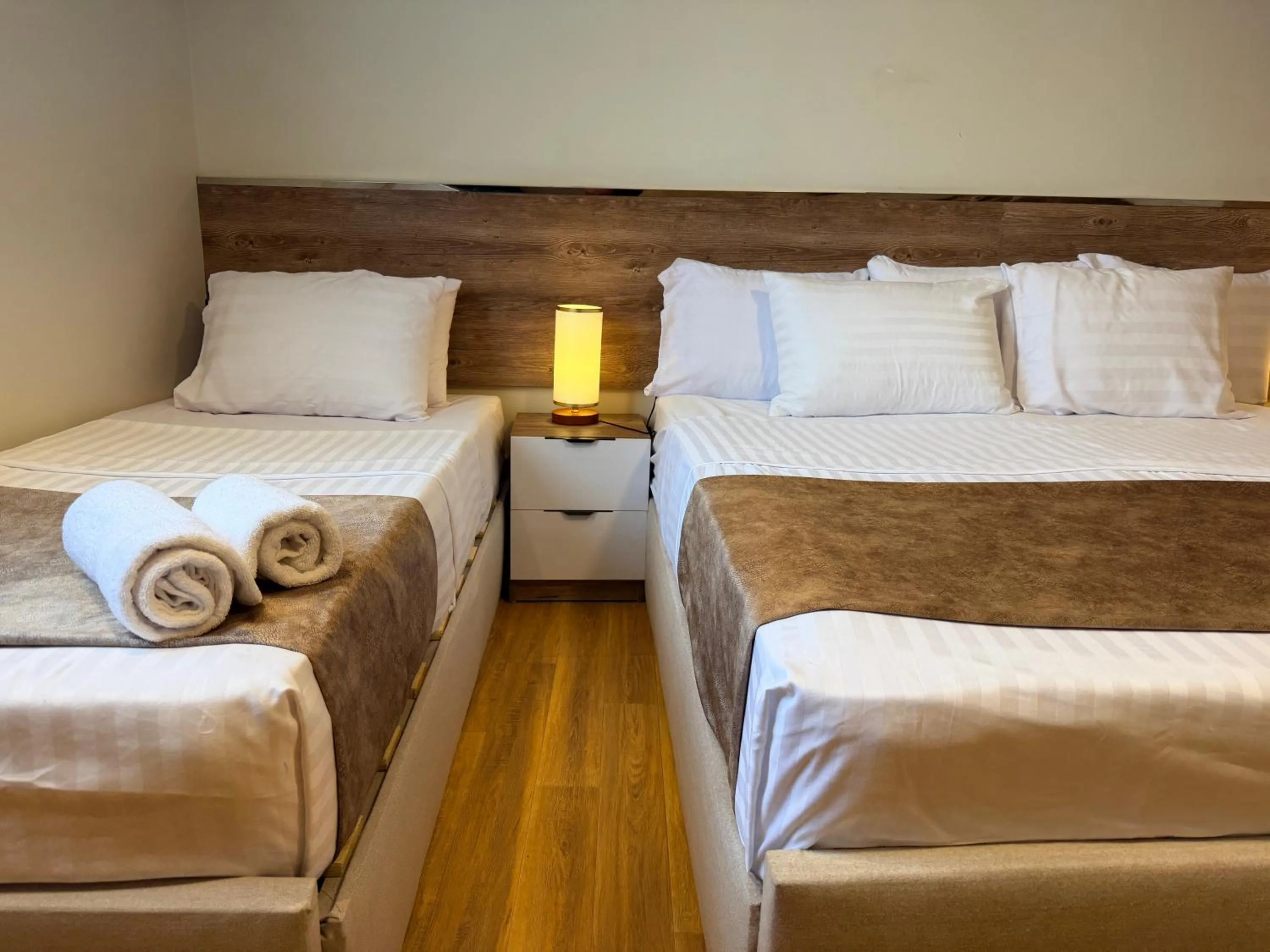 Bed in Eco green pyramids hotel