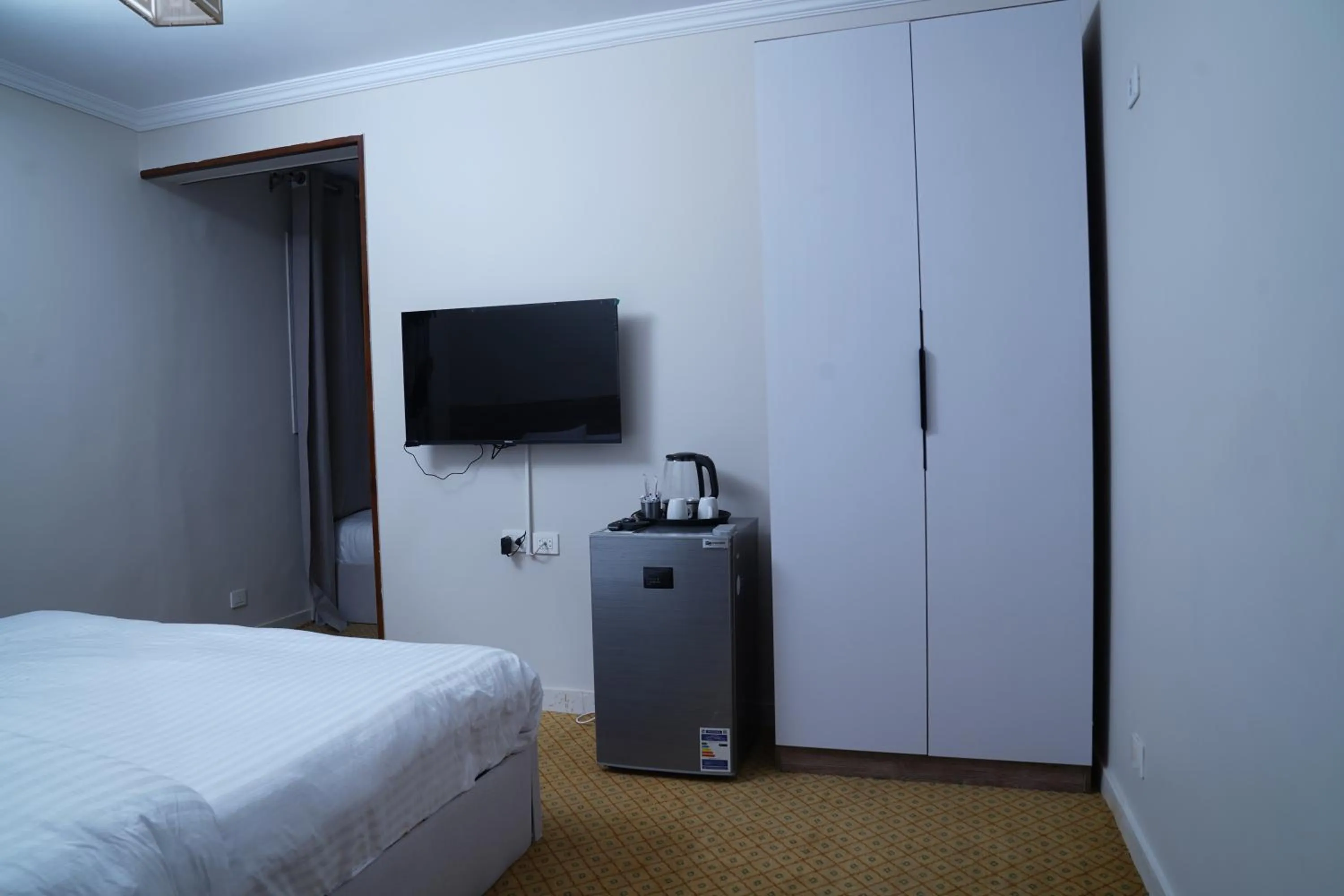 Bed in Eco green pyramids hotel