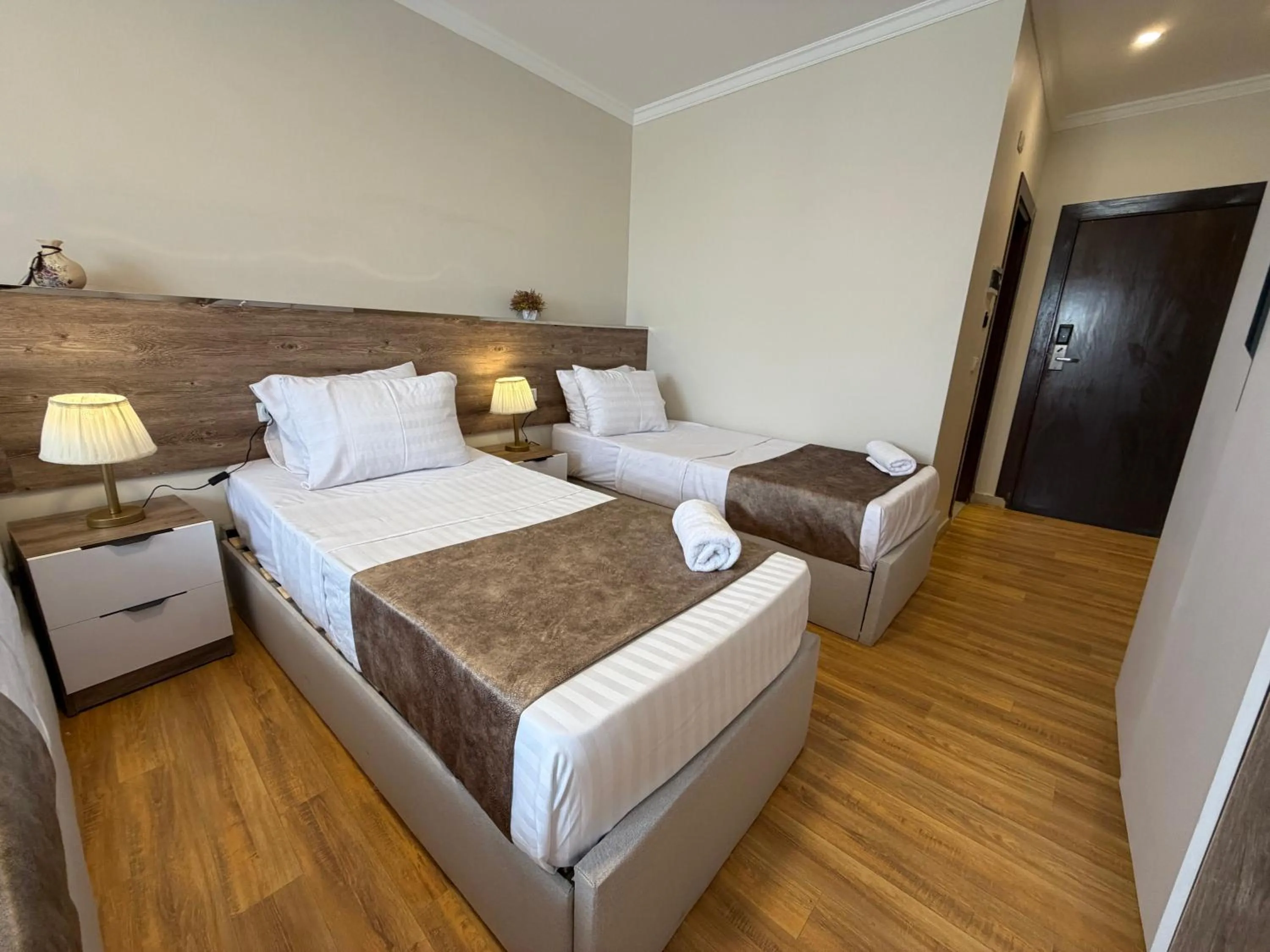 Bed in Eco green pyramids hotel