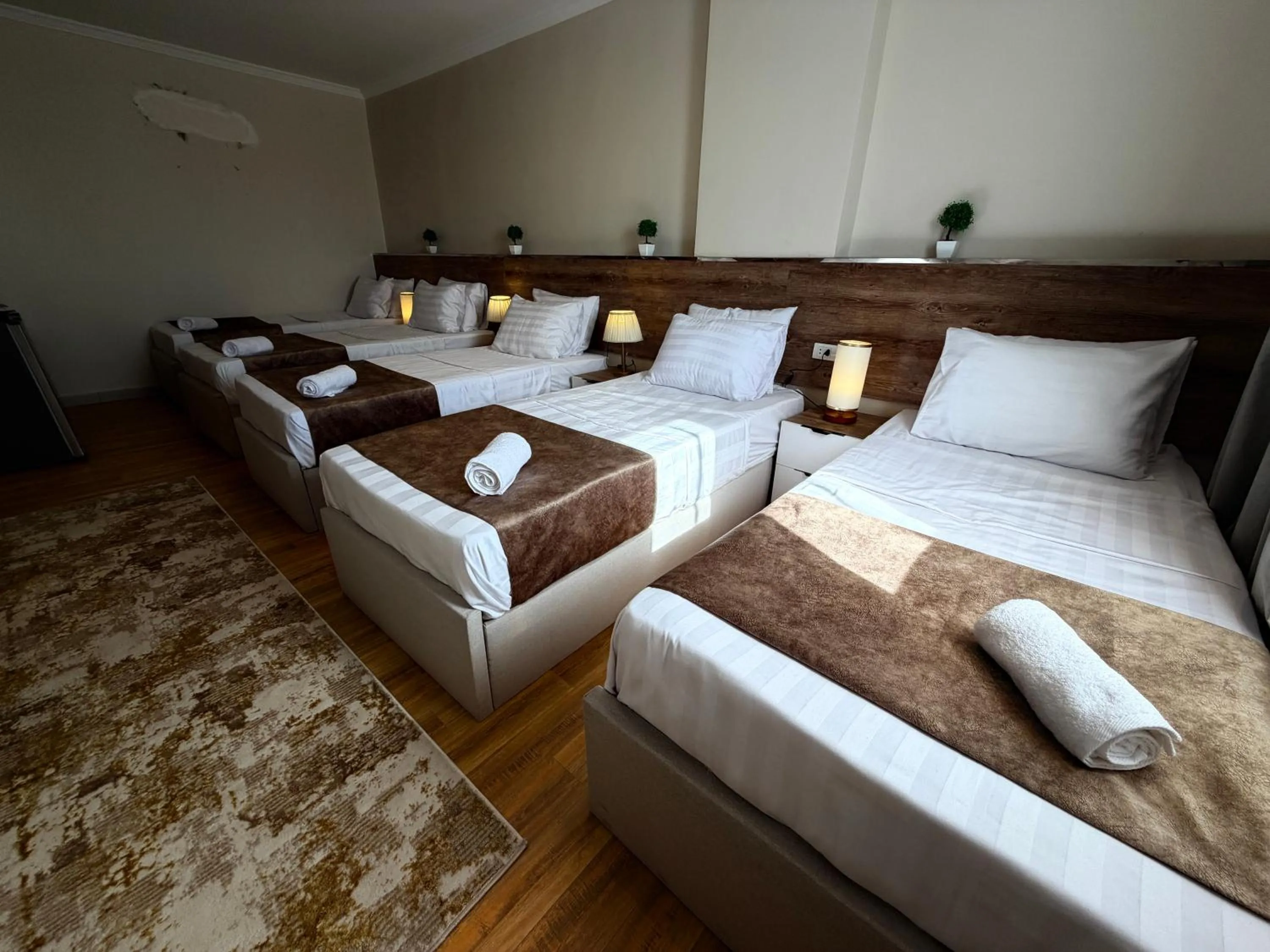 Bed in Eco green pyramids hotel