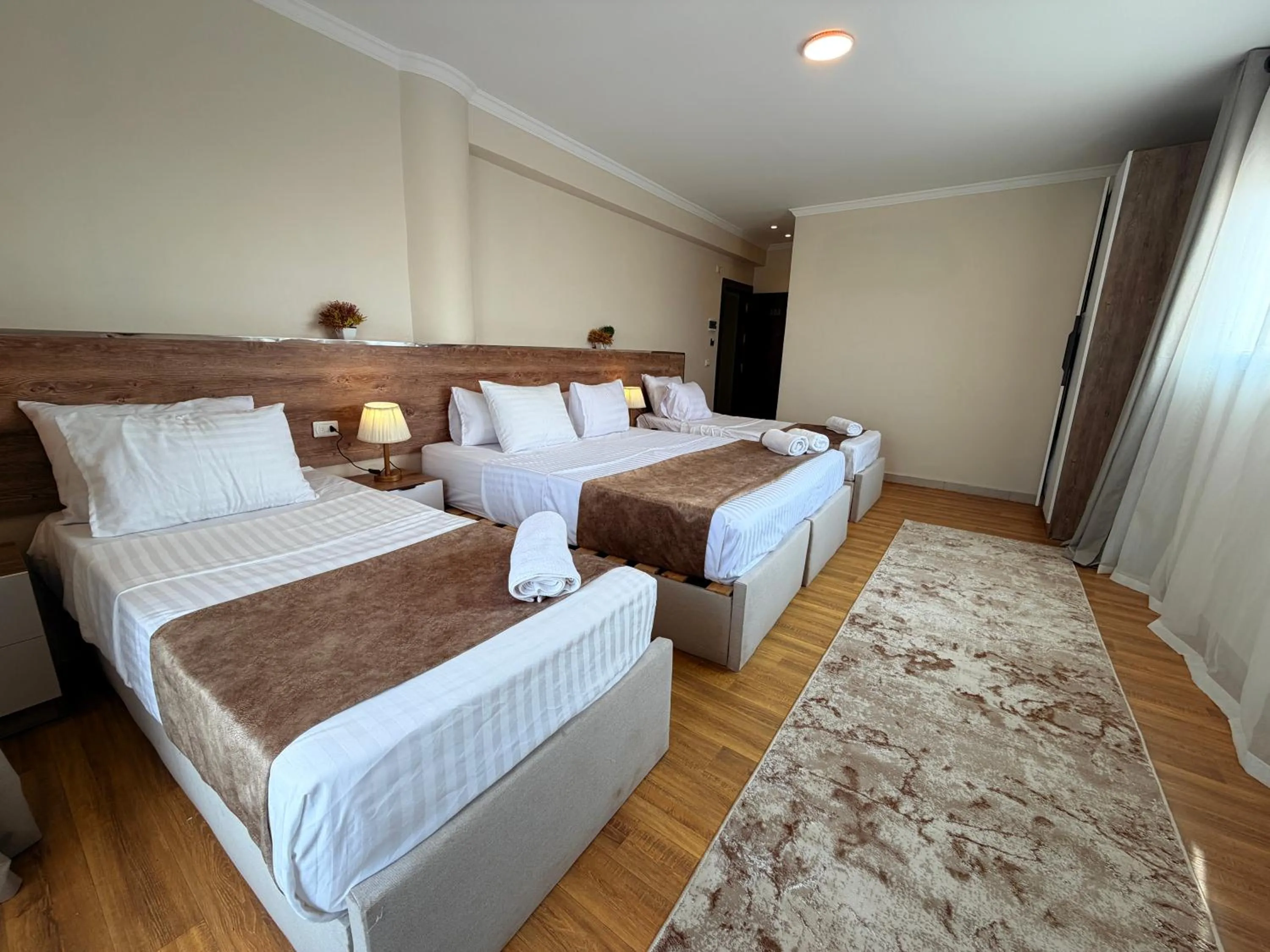 Bed in Eco green pyramids hotel