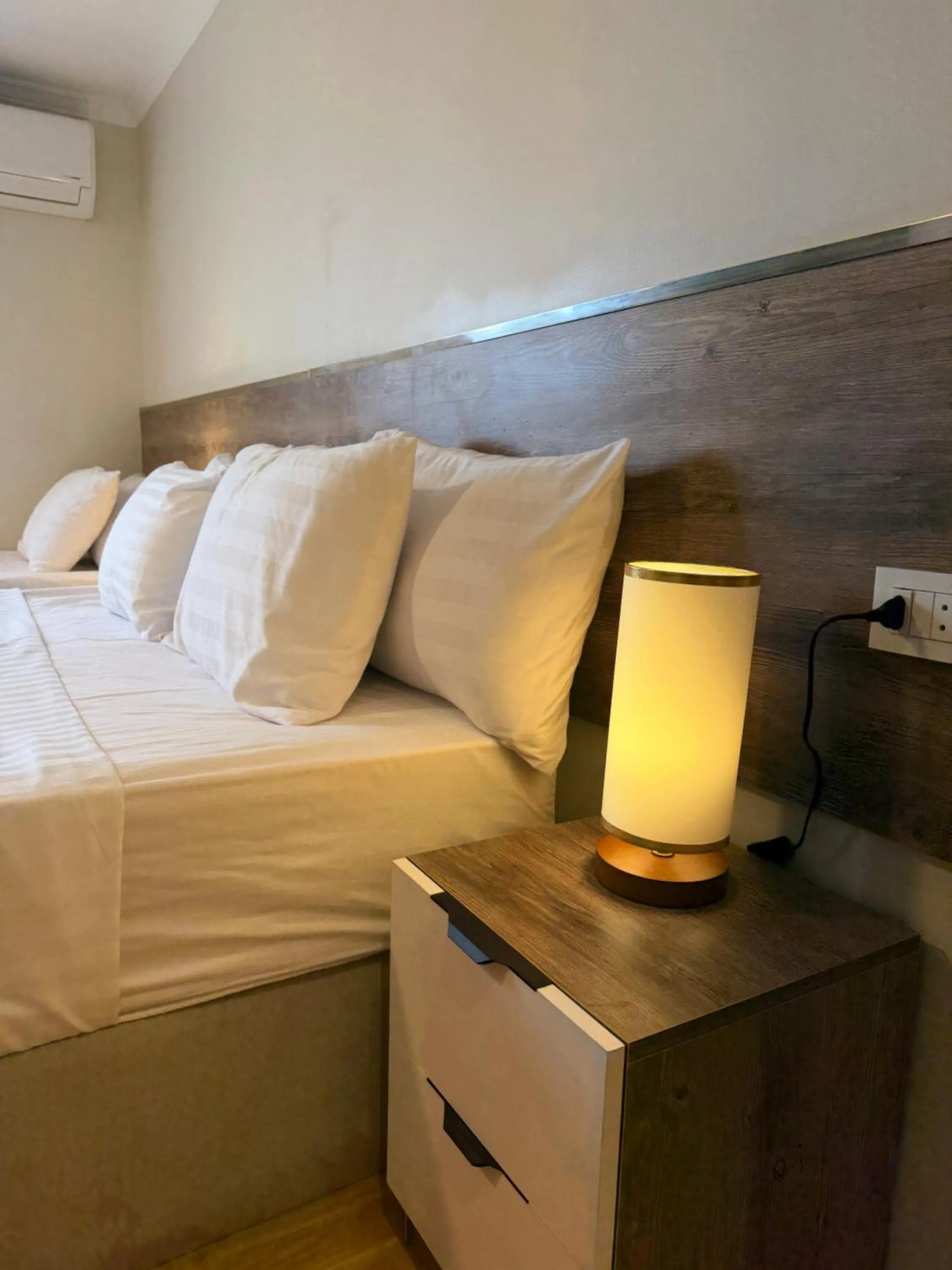 Bed in Eco green pyramids hotel