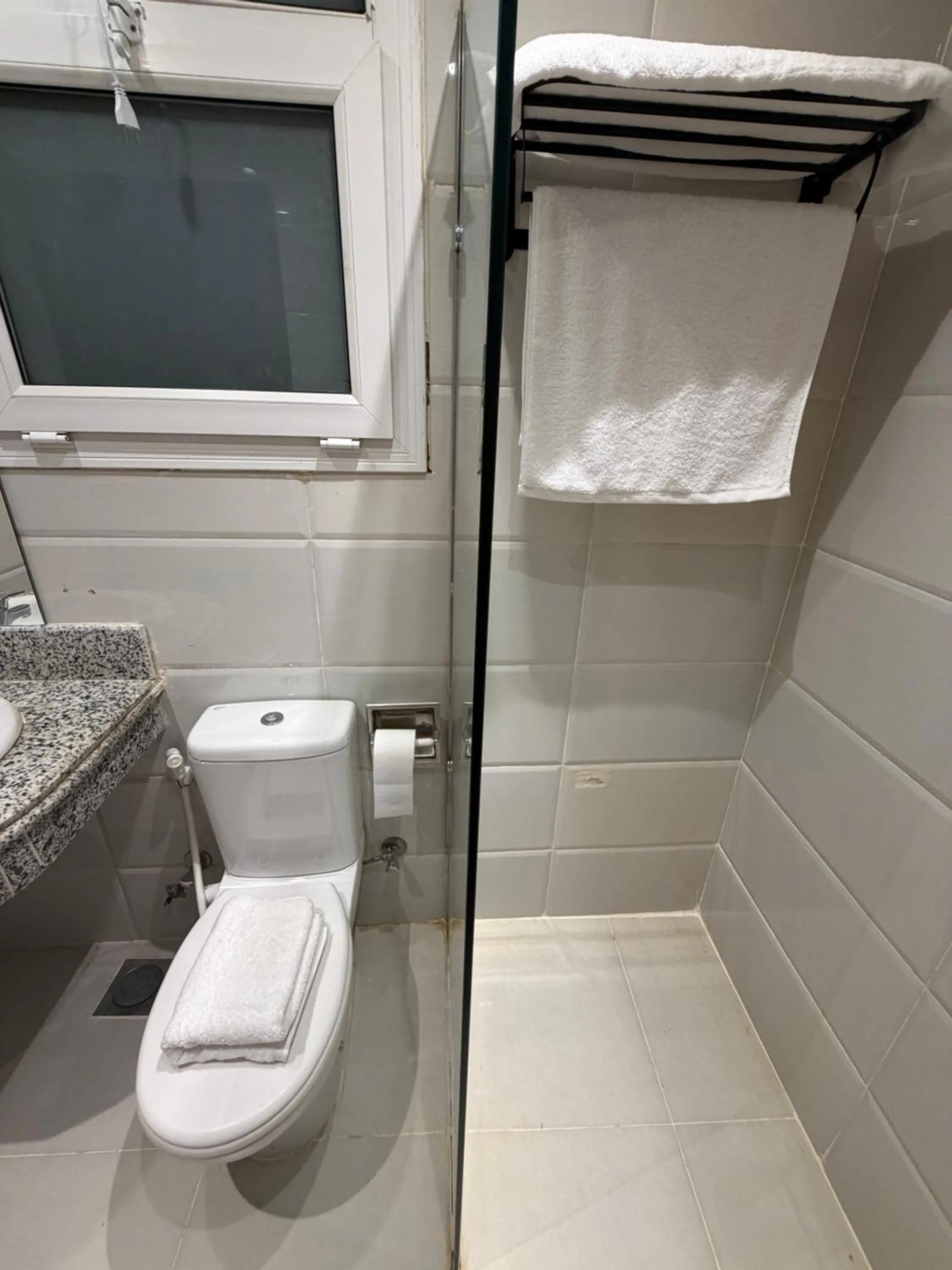 Toilet in Eco green pyramids hotel