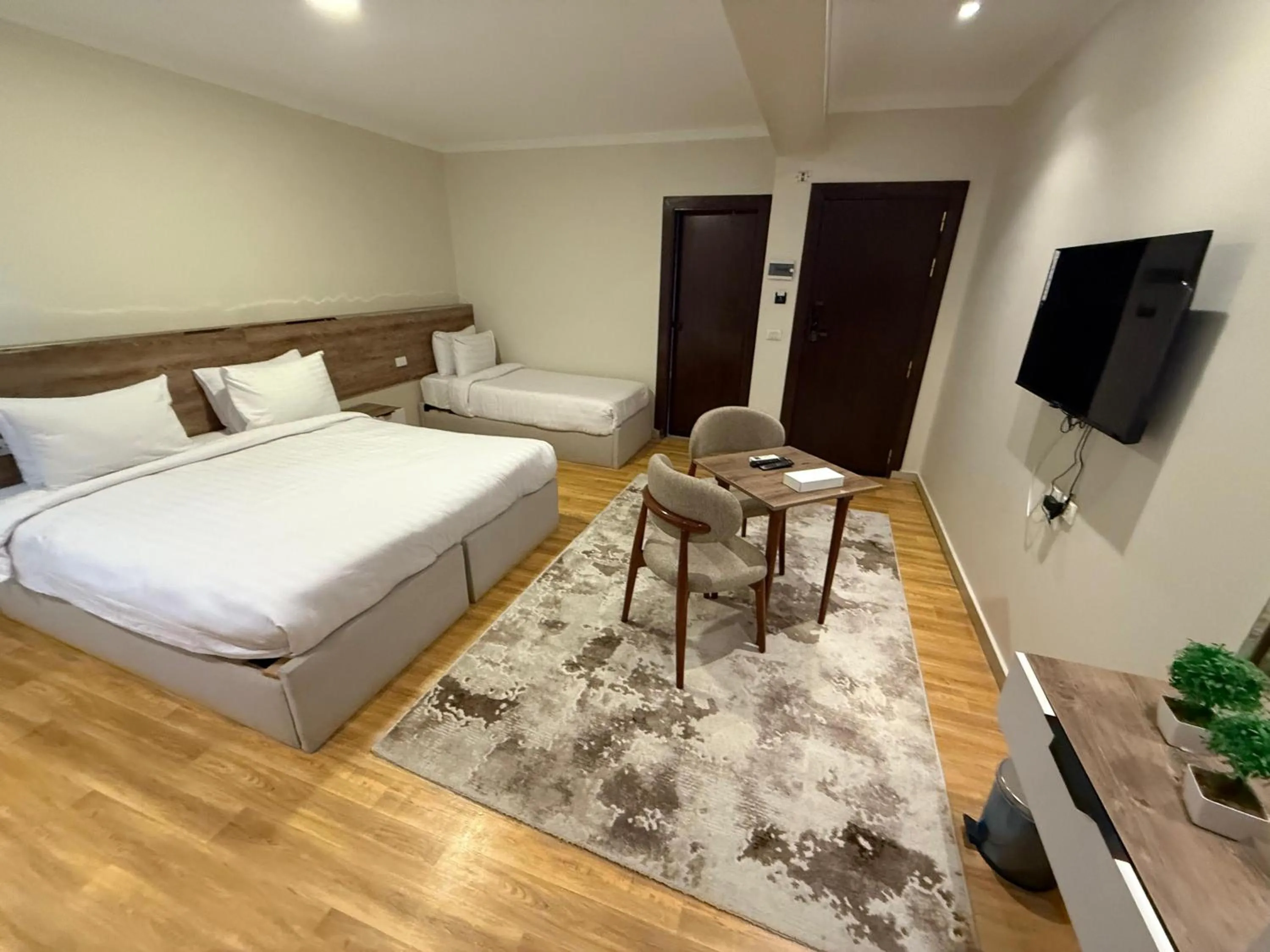 Bed in Eco green pyramids hotel