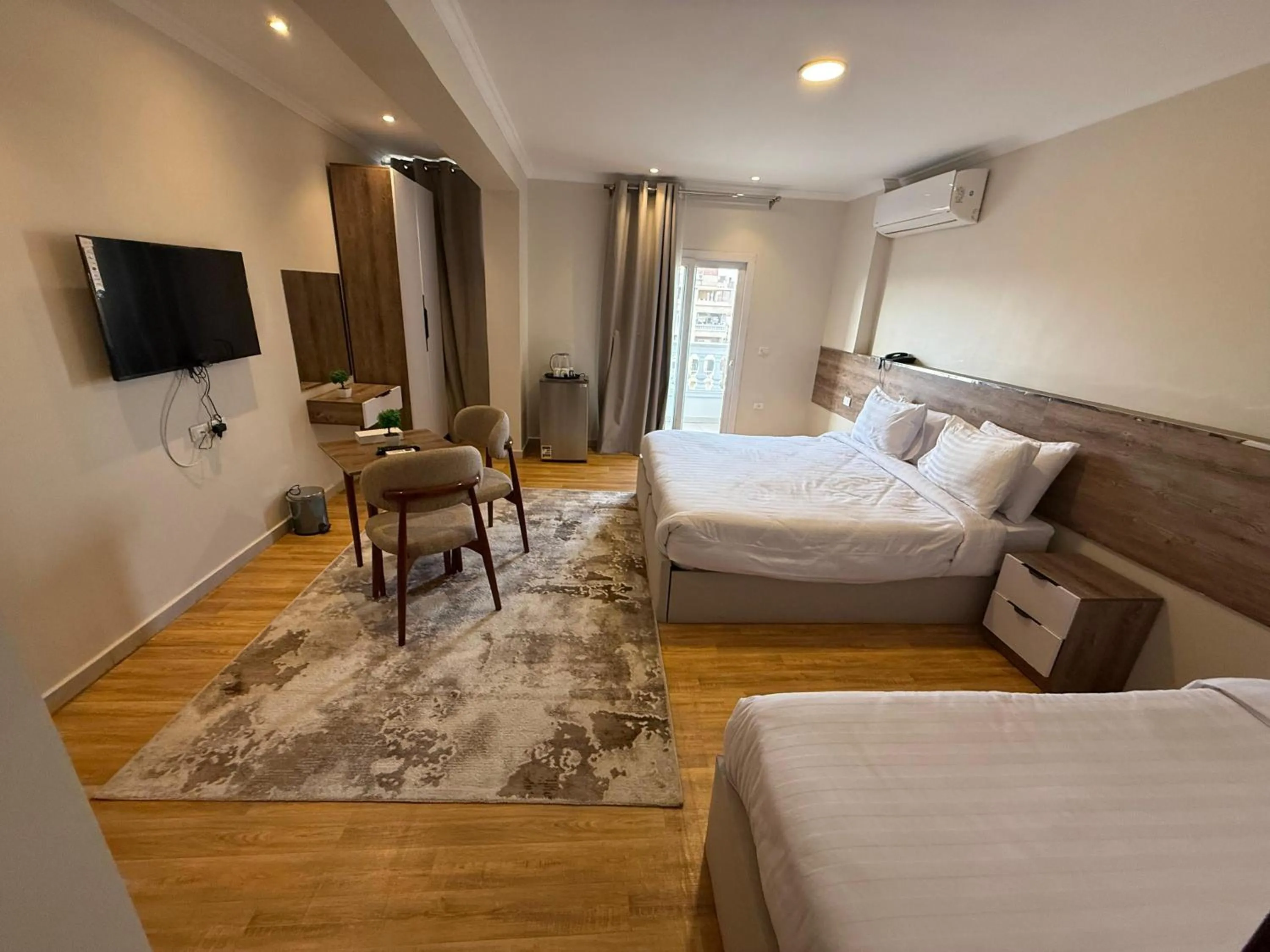 Bed in Eco green pyramids hotel